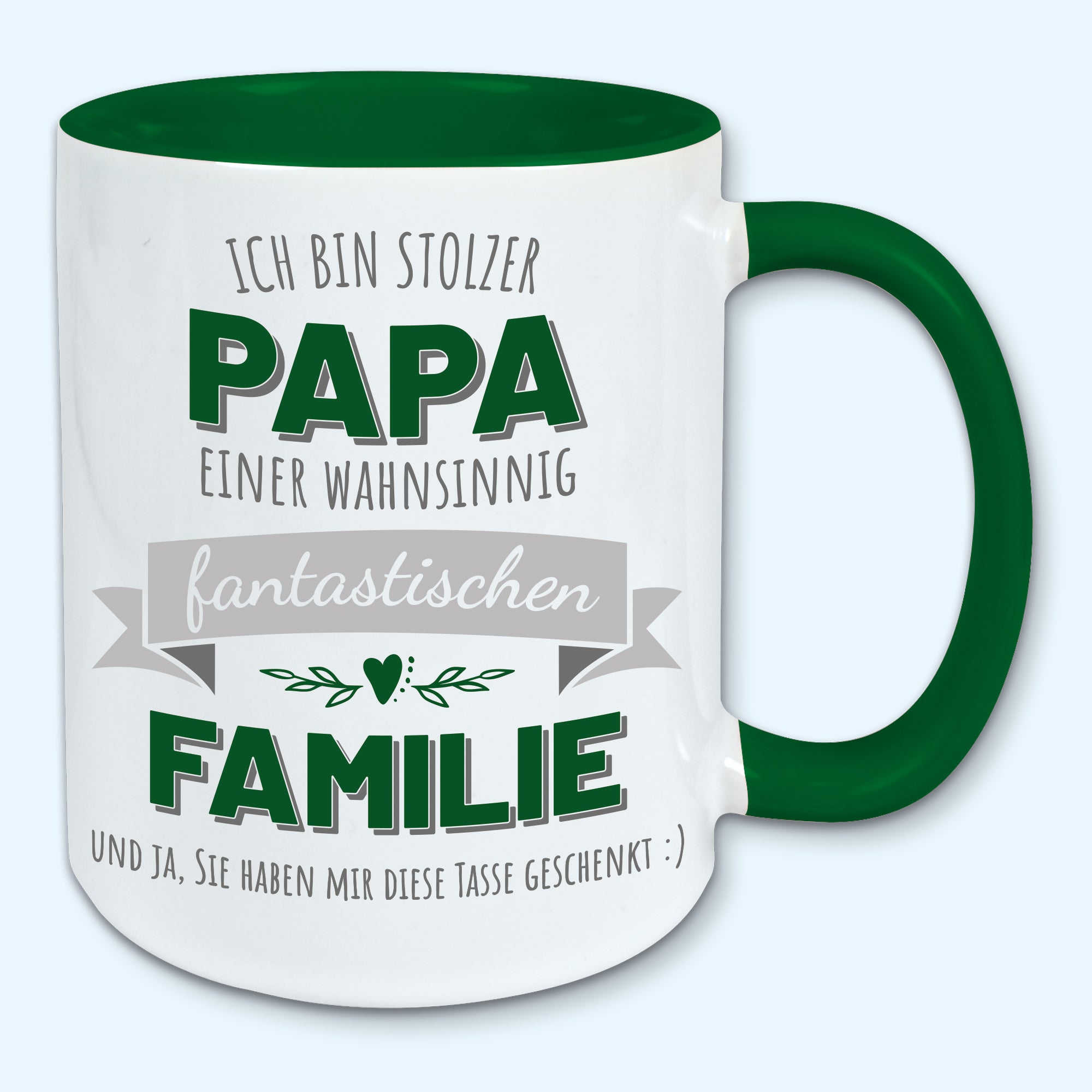 Tasse, Kaffeebecher, stolzer Papa einer fantastischen Familie