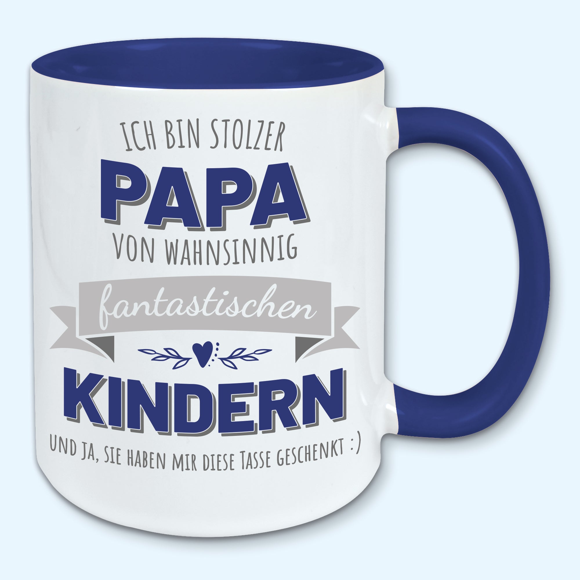 Tasse, Kaffeebecher, stolzer Papa von fantastischen Kindern