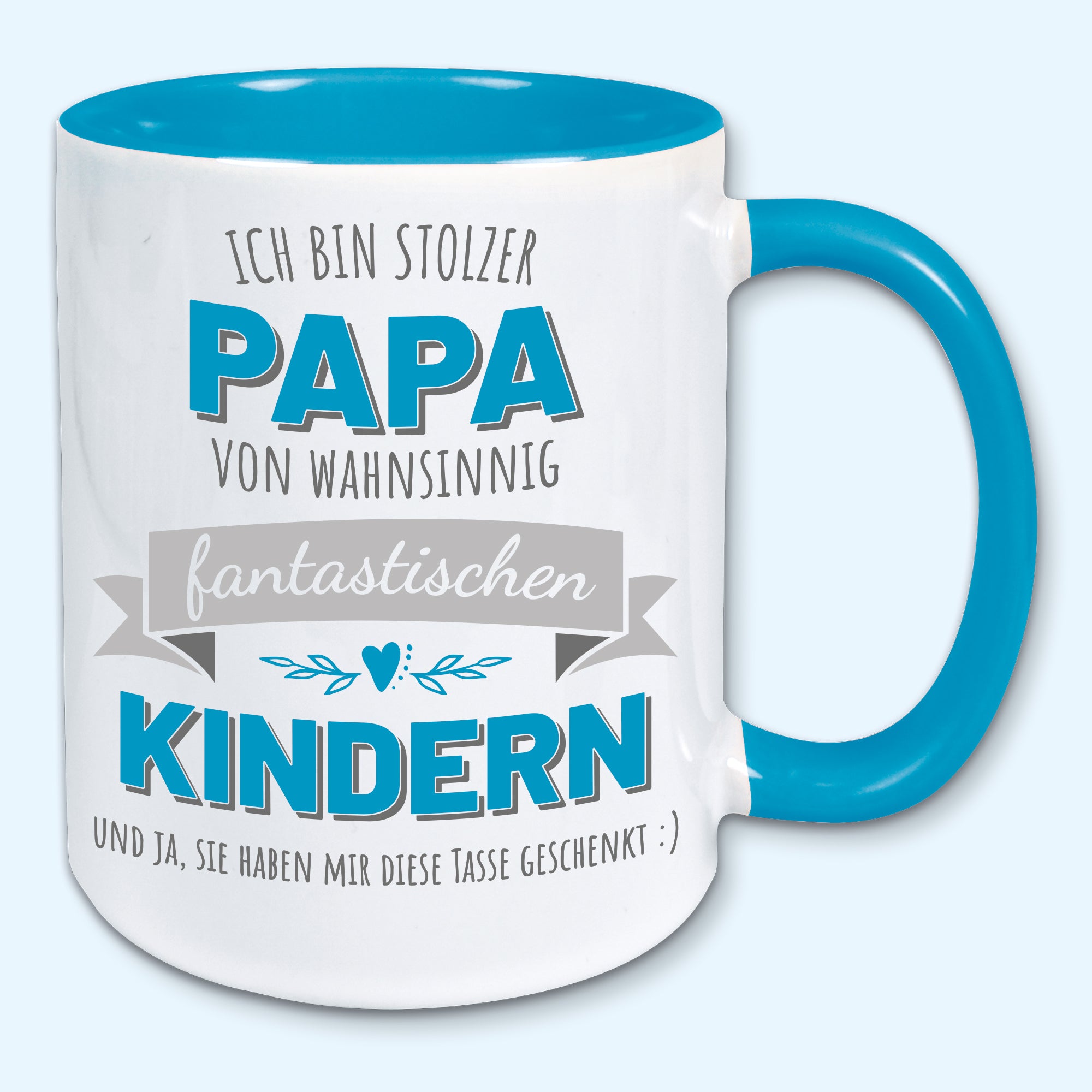 Tasse, Kaffeebecher, stolzer Papa von fantastischen Kindern