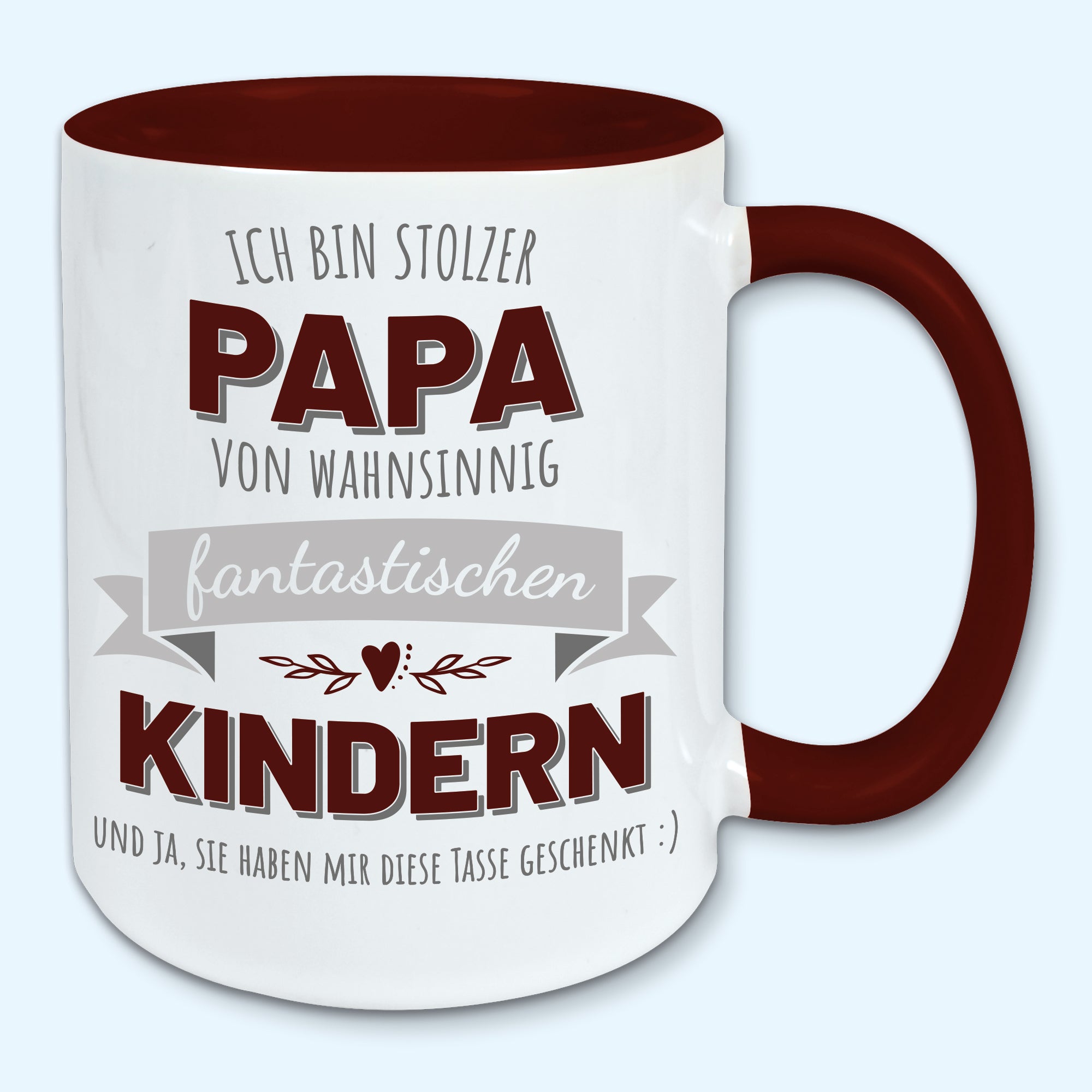 Tasse, Kaffeebecher, stolzer Papa von fantastischen Kindern