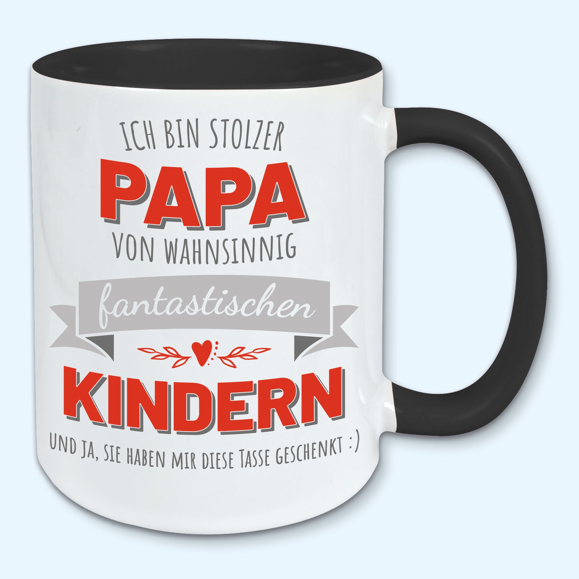 Tasse, Kaffeebecher, stolzer Papa von fantastischen Kindern