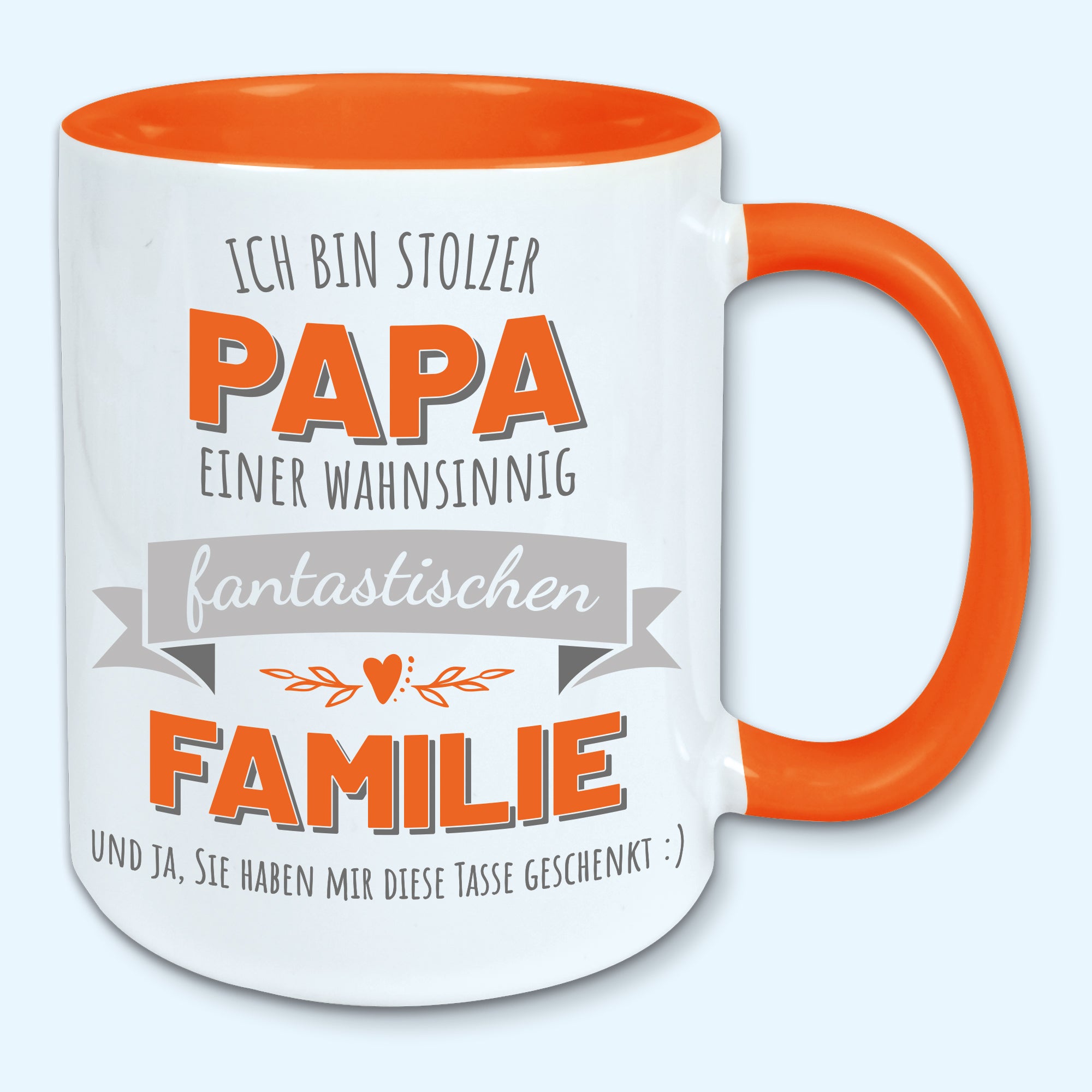 Tasse, Kaffeebecher, stolzer Papa einer fantastischen Familie