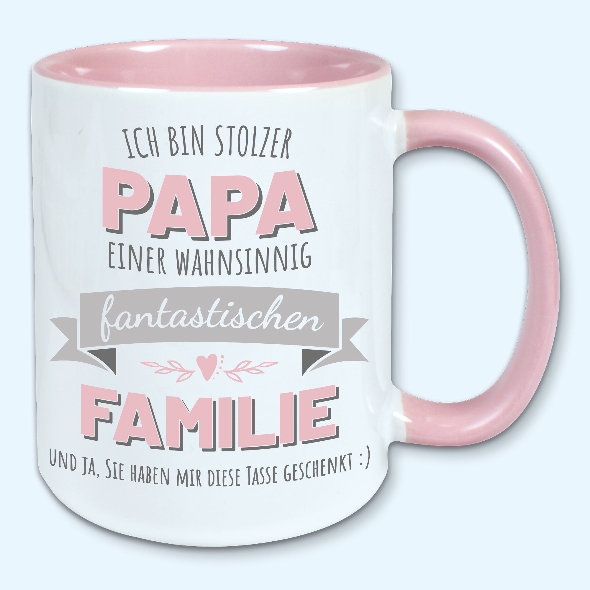 Tasse, Kaffeebecher, stolzer Papa einer fantastischen Familie