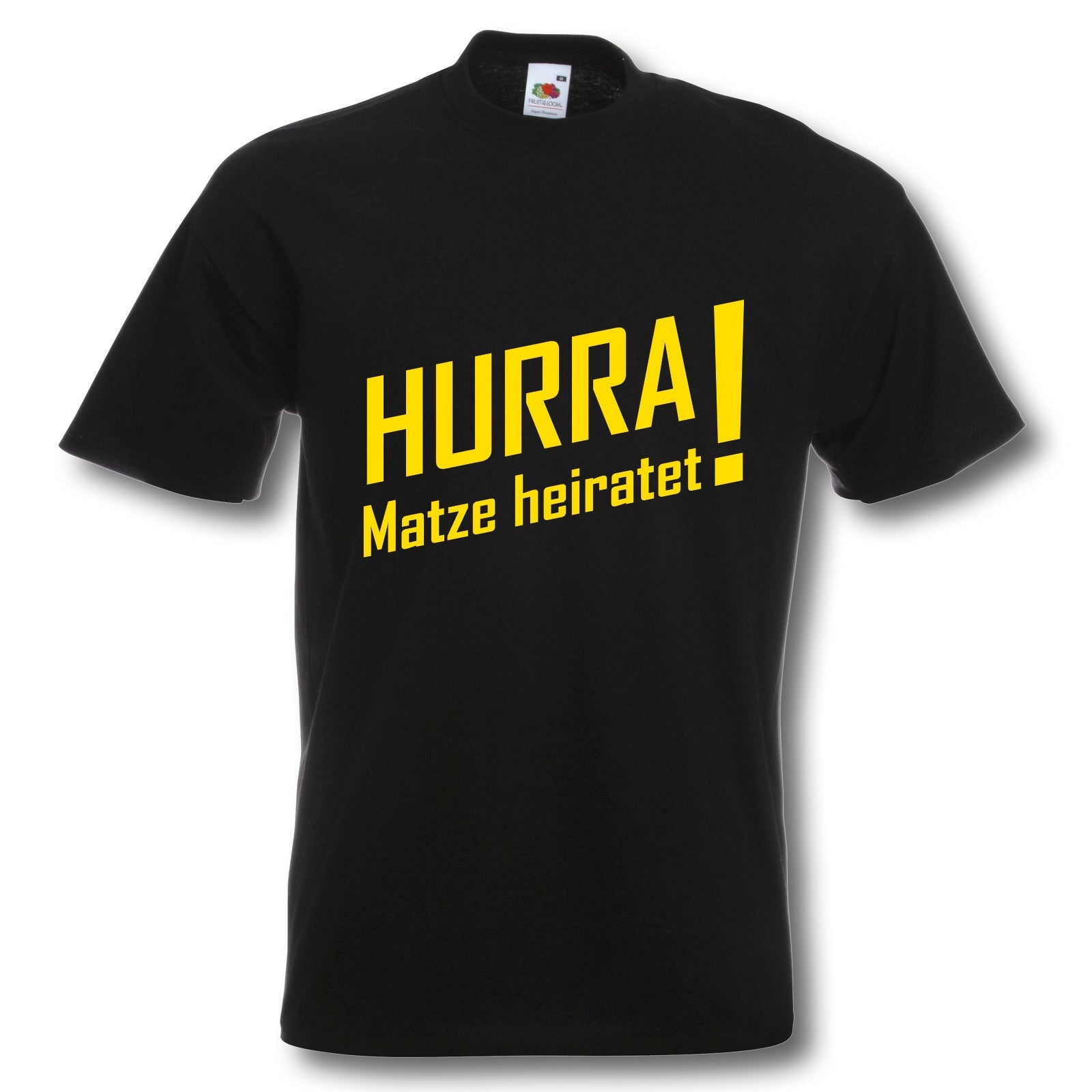 T-Shirt, JGA Hurra ... heiratet, Junggesellinnenabschied, Wunschname