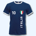 T-Shirt Trikot Retro-Shirt, EM/WM Italien,  mit Wunschnamen