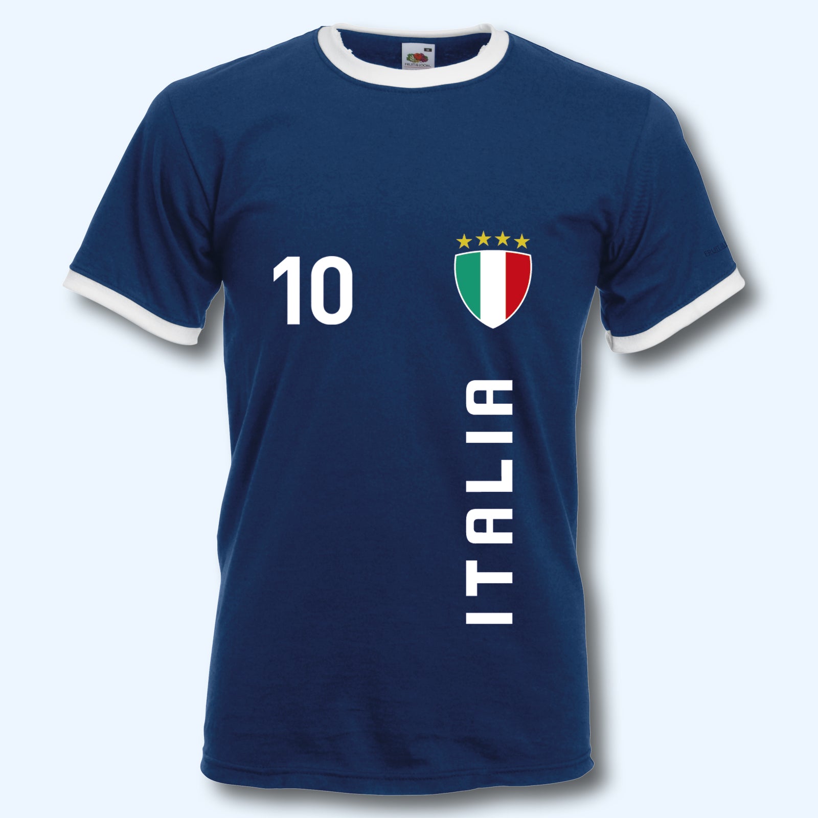 T-Shirt Trikot Retro-Shirt, EM/WM Italien,  mit Wunschnamen