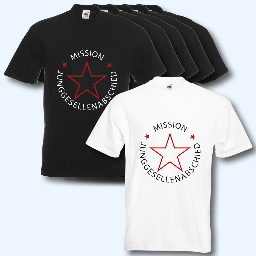 T-Shirt, JGA Mission Junggesellenabschied