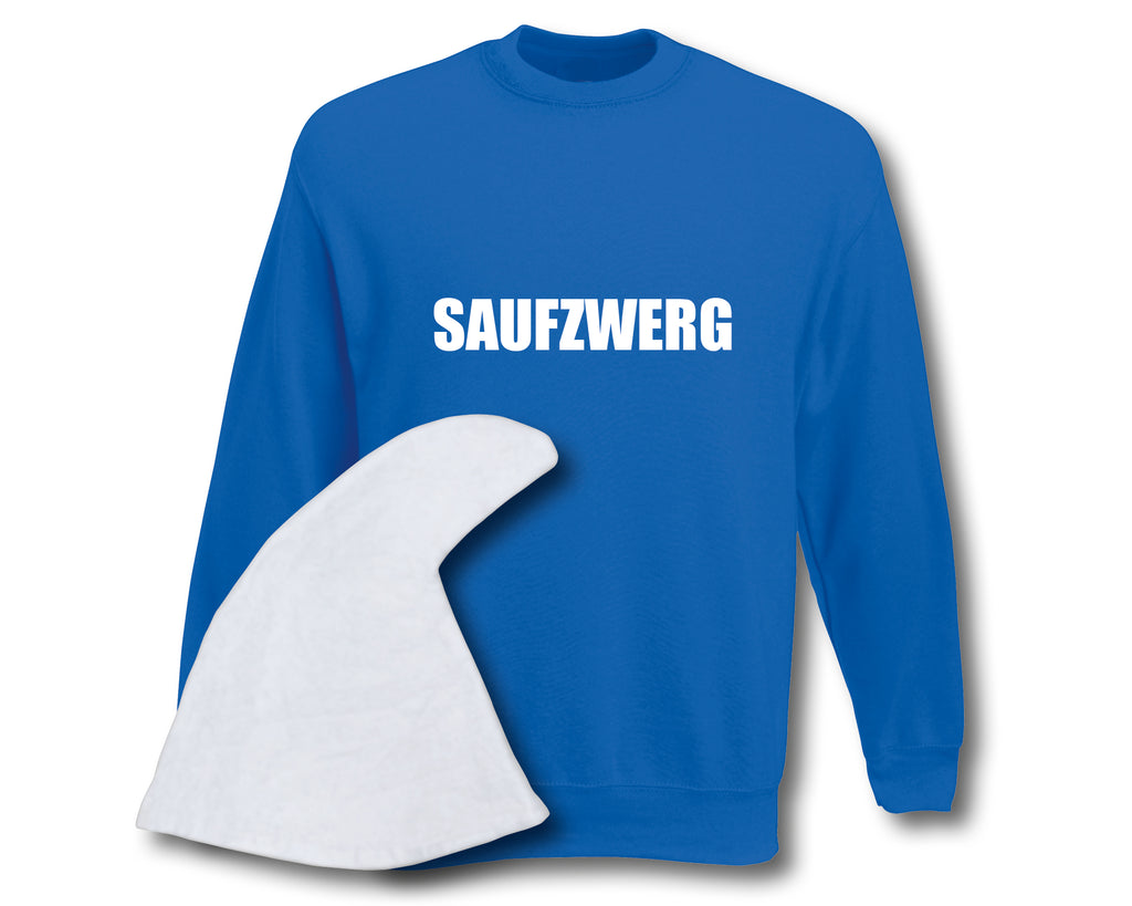 Sweatshirt Zwerg Kostüm Karneval Fasching Gruppenkostüm Unisex Wunschname