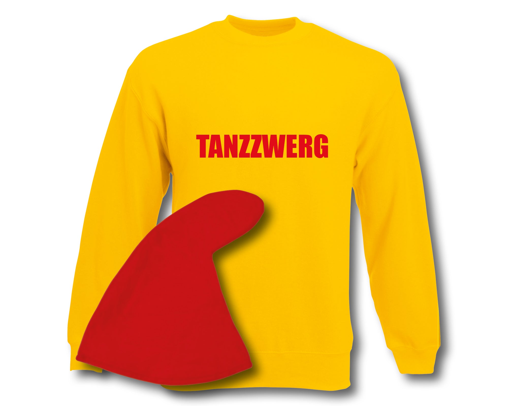 Sweatshirt Zwerg Kostüm Karneval Fasching Gruppenkostüm Unisex Wunschname
