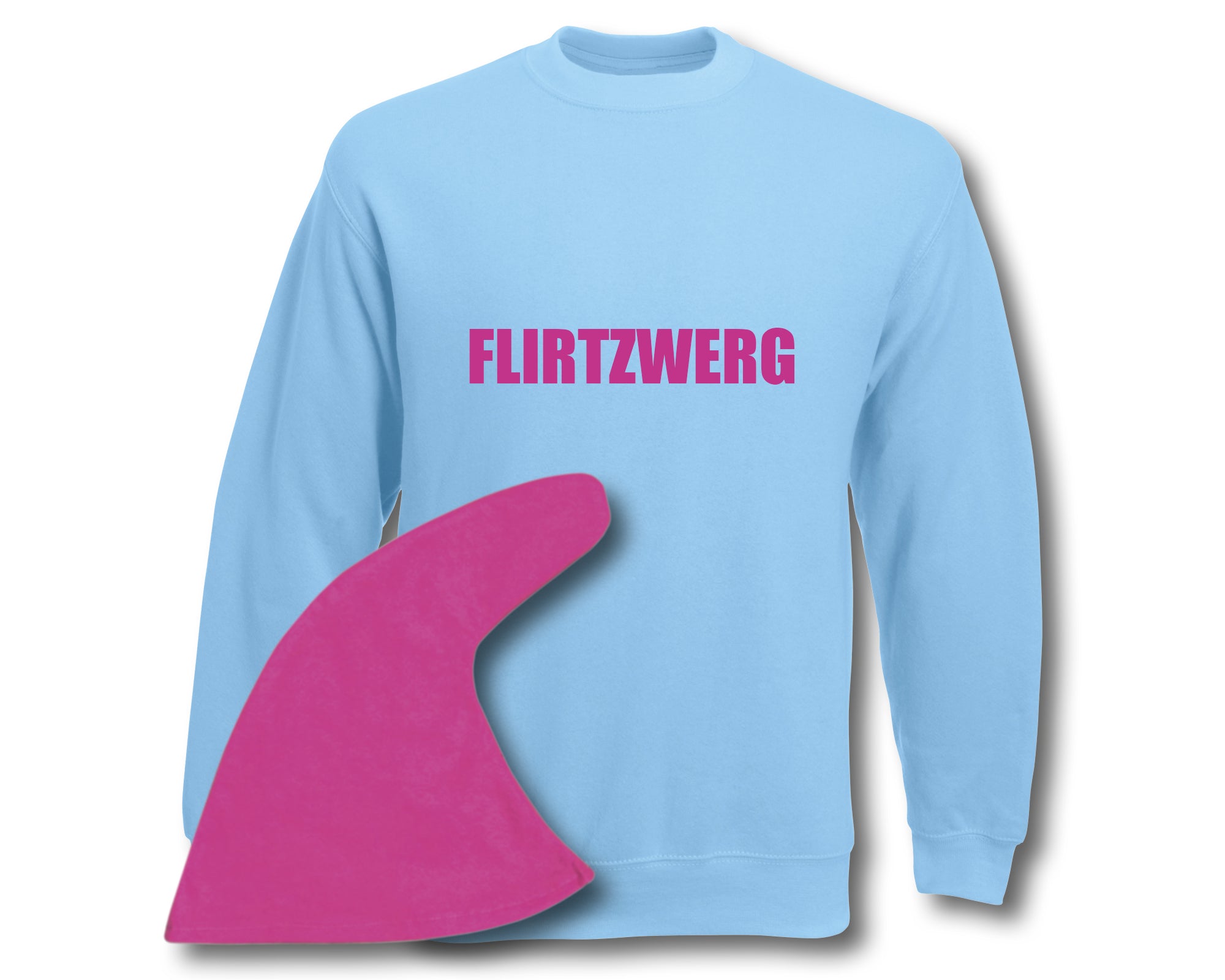 Sweatshirt Zwerg Kostüm Karneval Fasching Gruppenkostüm Unisex Wunschname