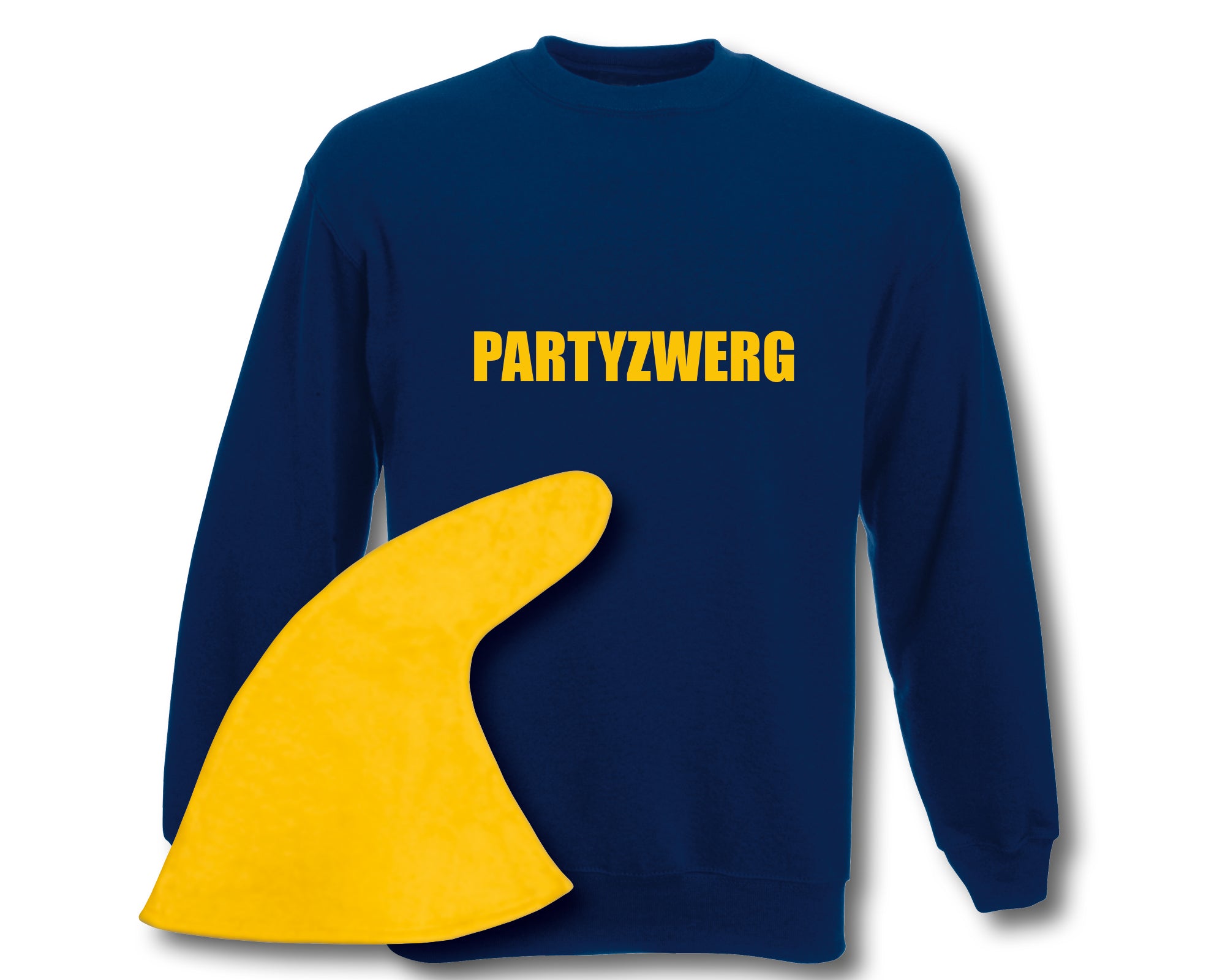 Sweatshirt Zwerg Kostüm Karneval Fasching Gruppenkostüm Unisex Wunschname