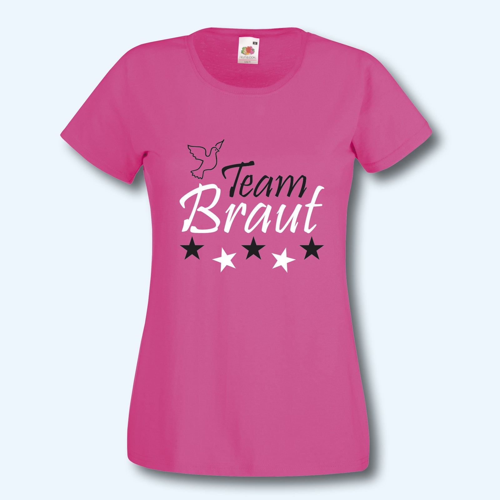 T-Shirt, JGA Team Braut, Junggesellinnenabschied