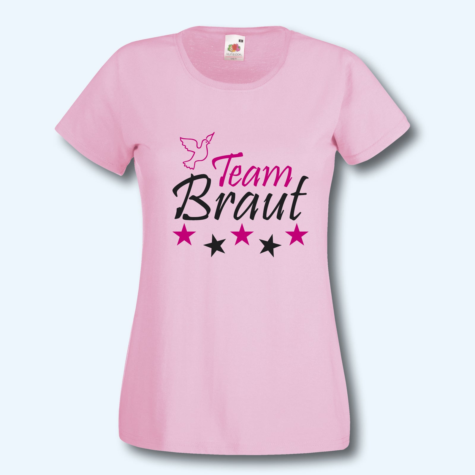 T-Shirt, JGA Team Braut, Junggesellinnenabschied