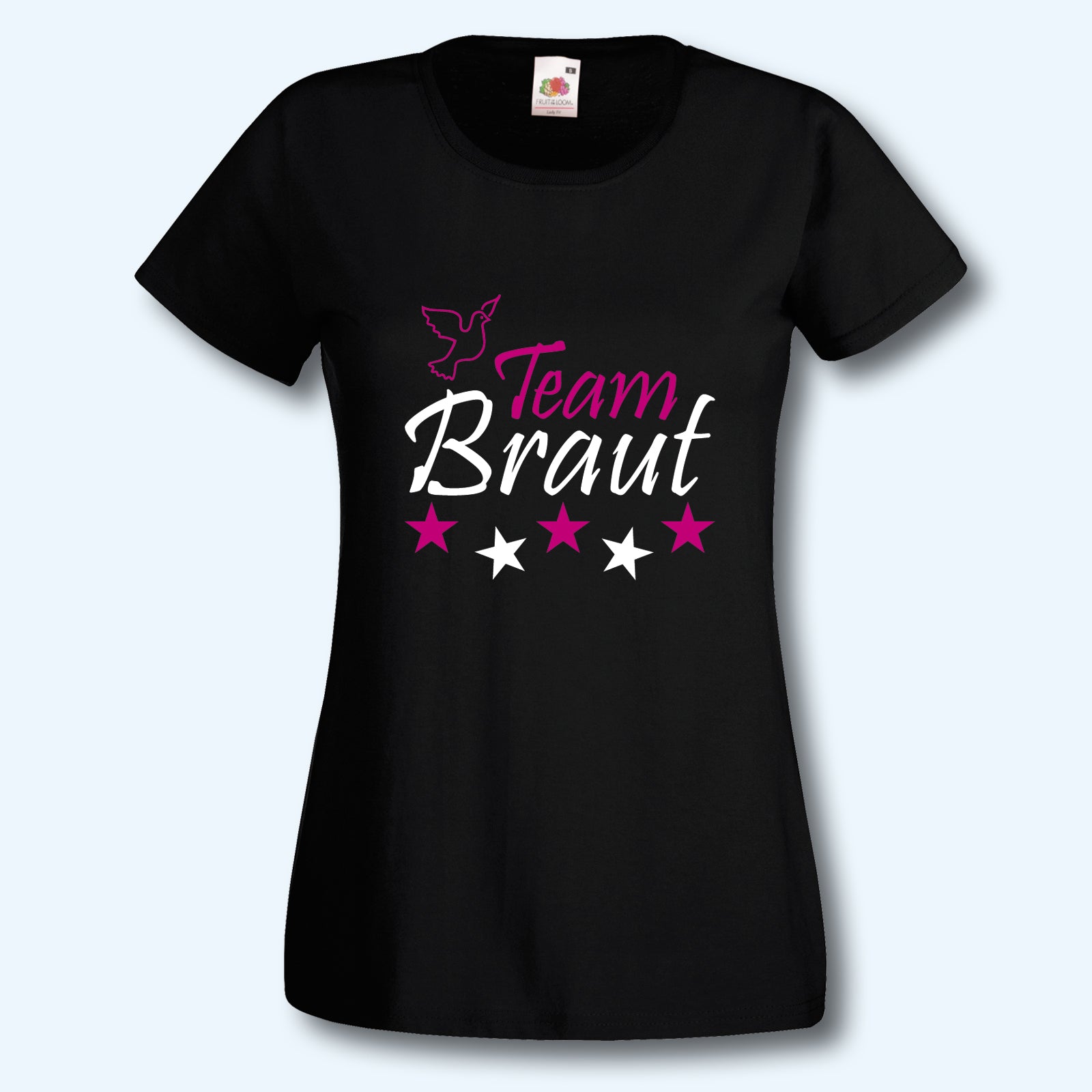 T-Shirt, JGA Team Braut, Junggesellinnenabschied