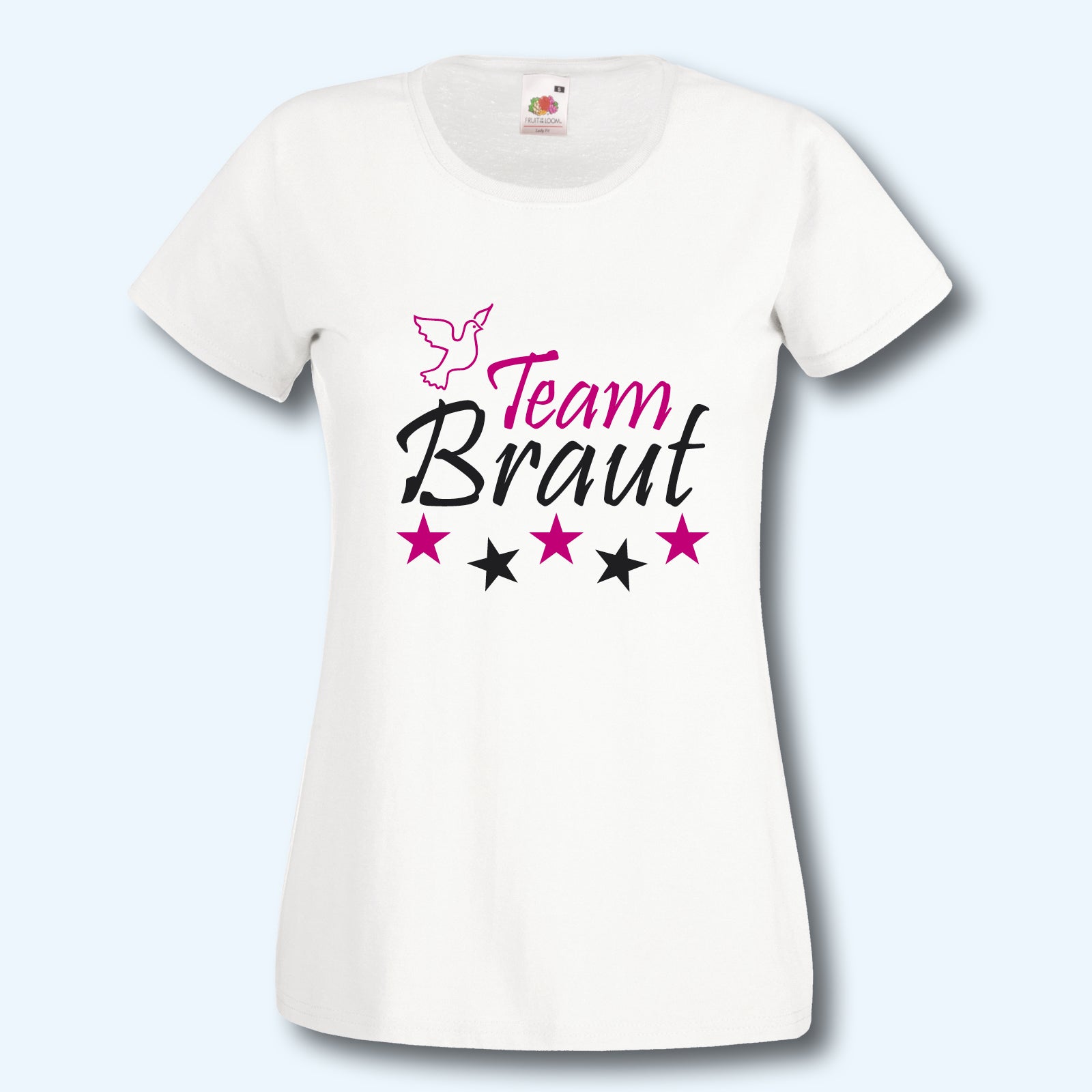 T-Shirt, JGA Team Braut, Junggesellinnenabschied