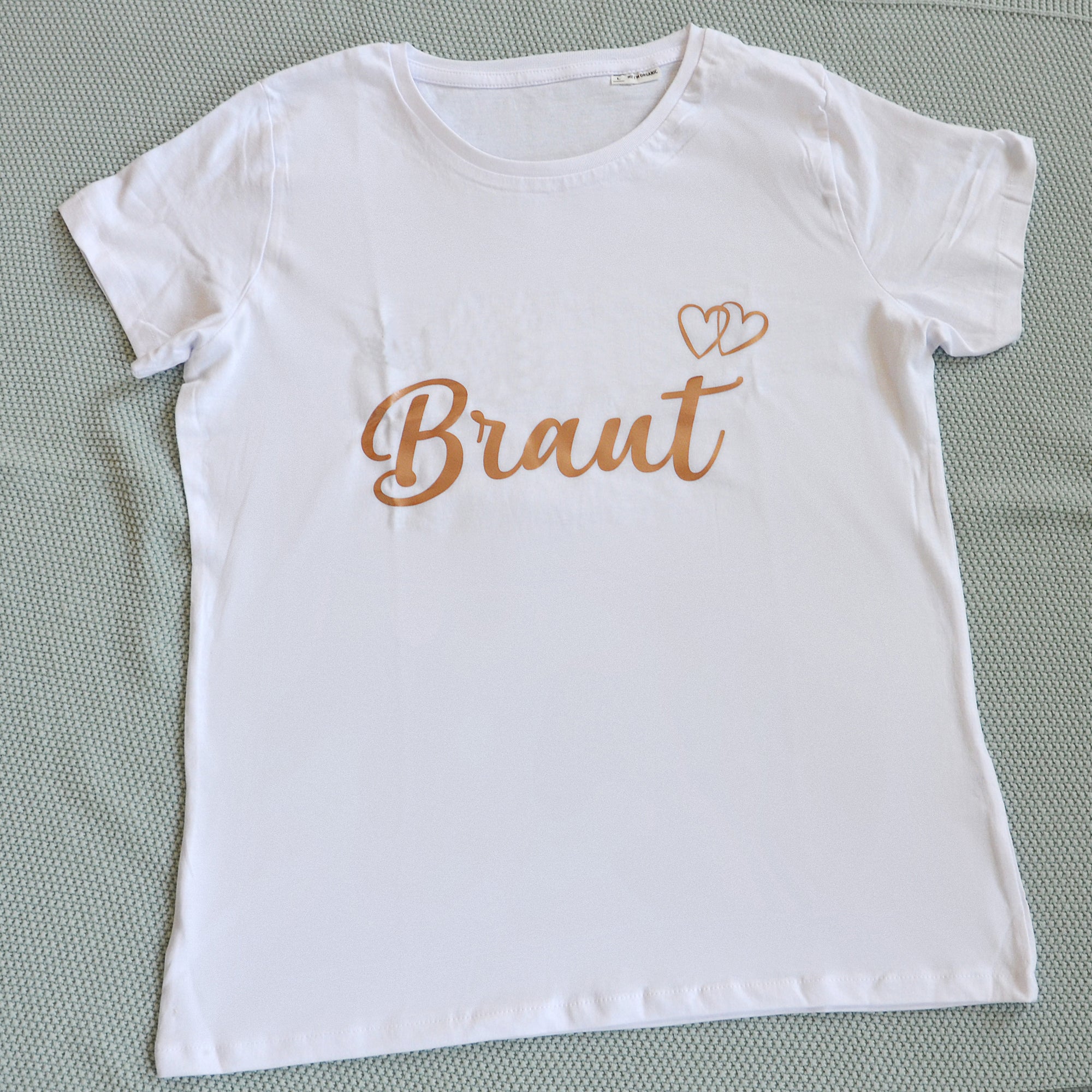T-Shirt, Team Braut, Junggesellinnenabschied, Bio-Baumwolle