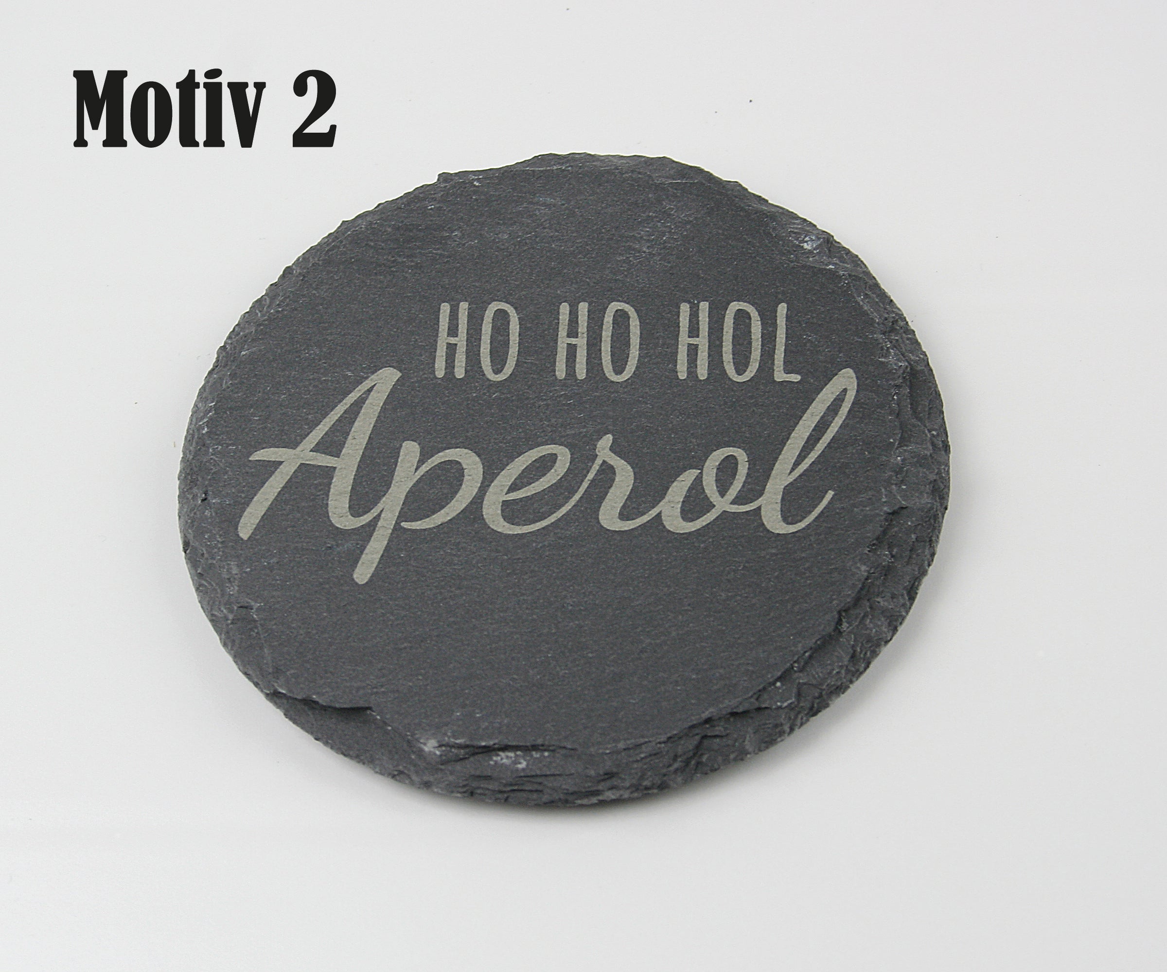Untersetzer Schiefer - Aperol-Sprüche - Geschenkidee - Laser Gravur personalisiert