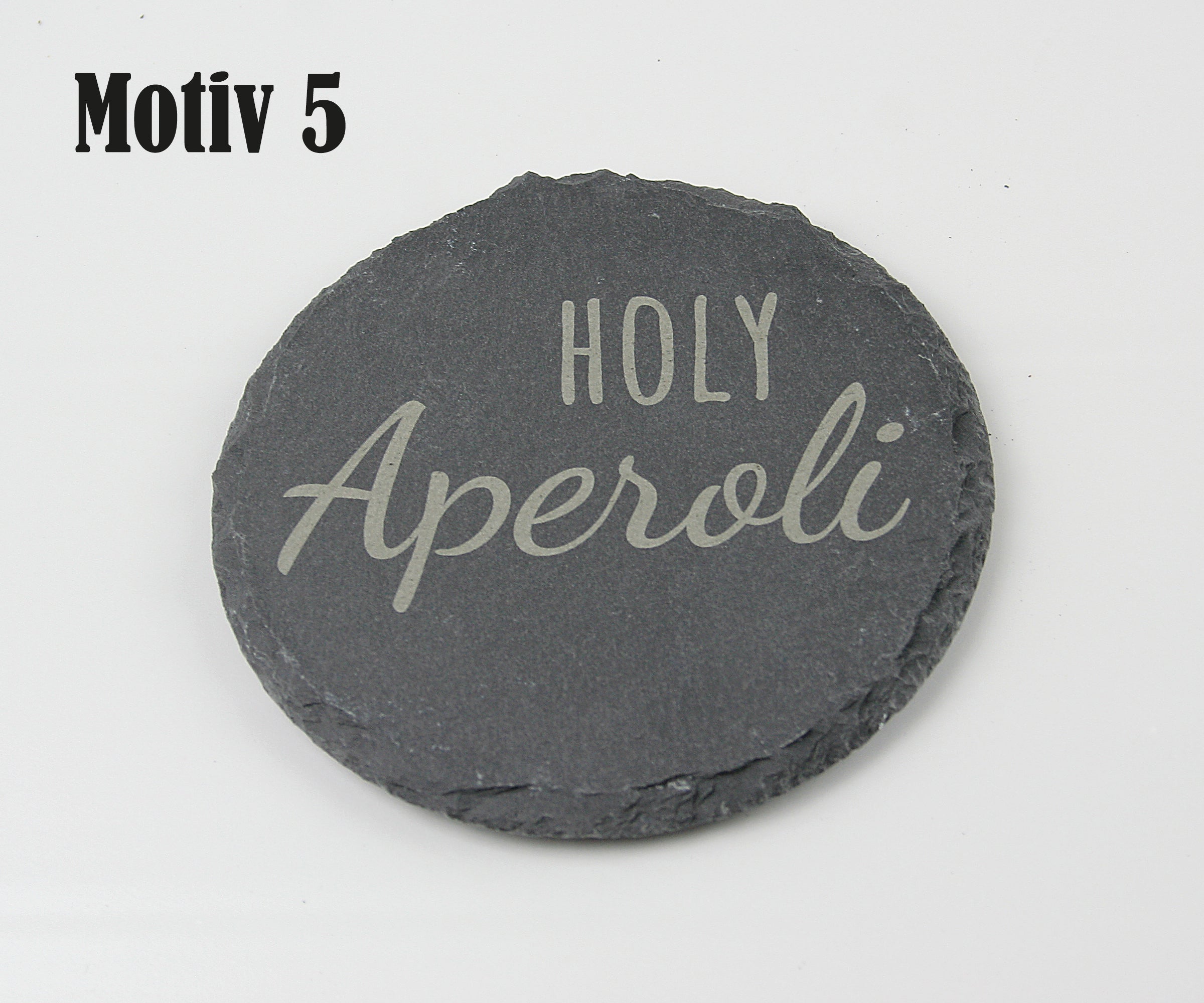 Untersetzer Schiefer - Aperol-Sprüche - Geschenkidee - Laser Gravur personalisiert