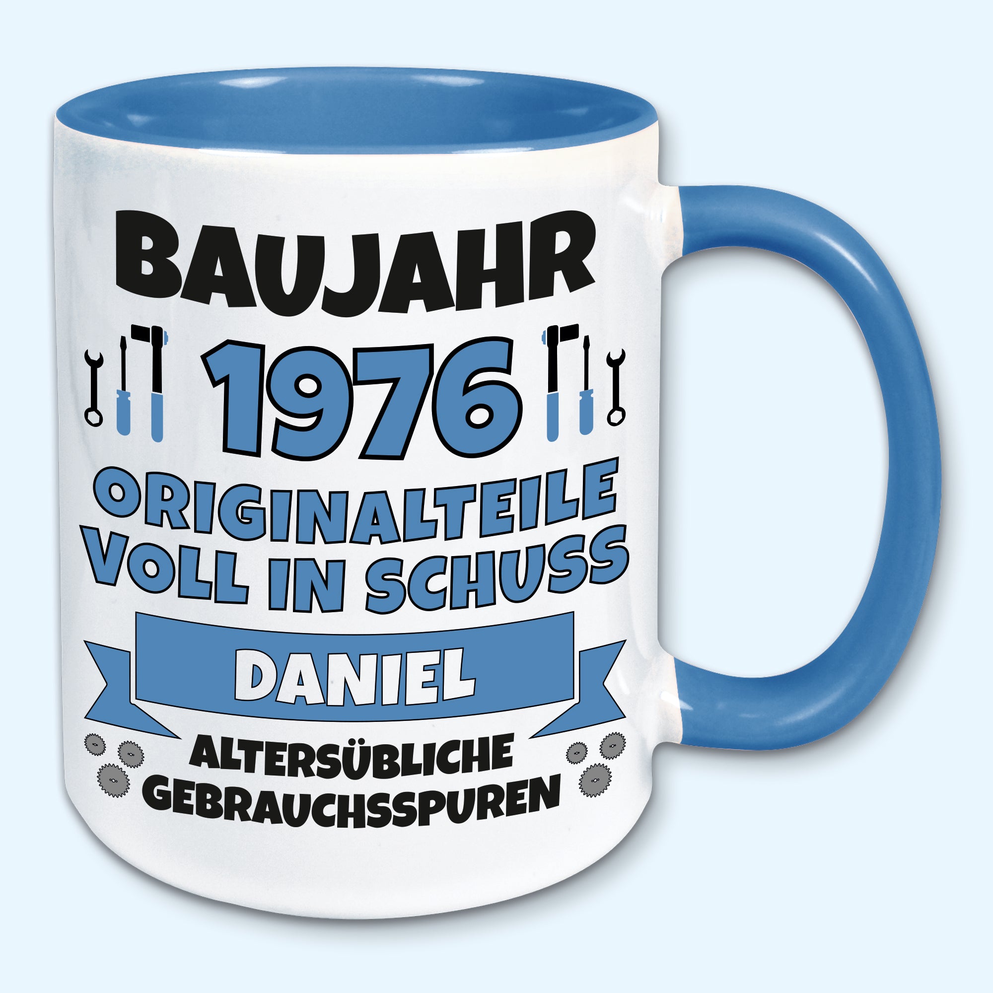 Tasse Geburtstag Name Baujahr Kaffeebecher Geschenk Wunschname personalisiert