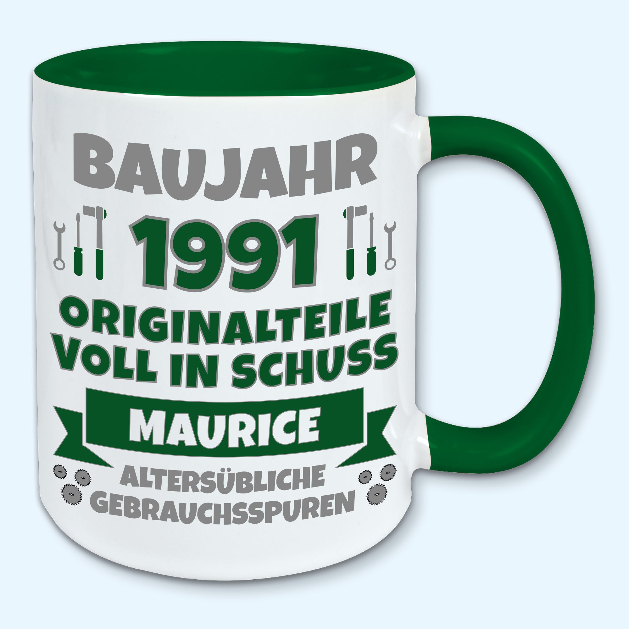 Tasse Geburtstag Name Baujahr Kaffeebecher Geschenk Wunschname personalisiert