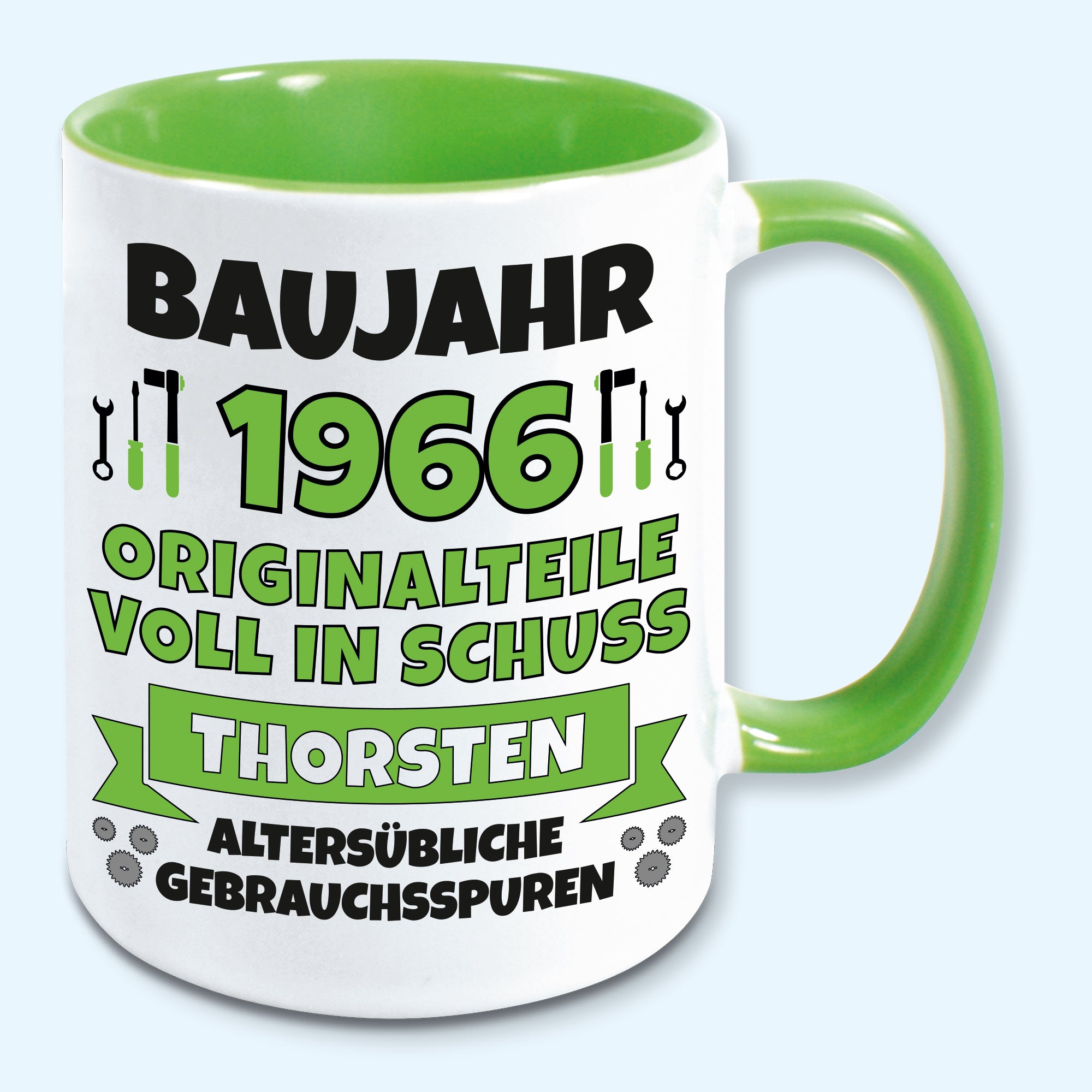 Tasse Geburtstag Name Baujahr Kaffeebecher Geschenk Wunschname personalisiert