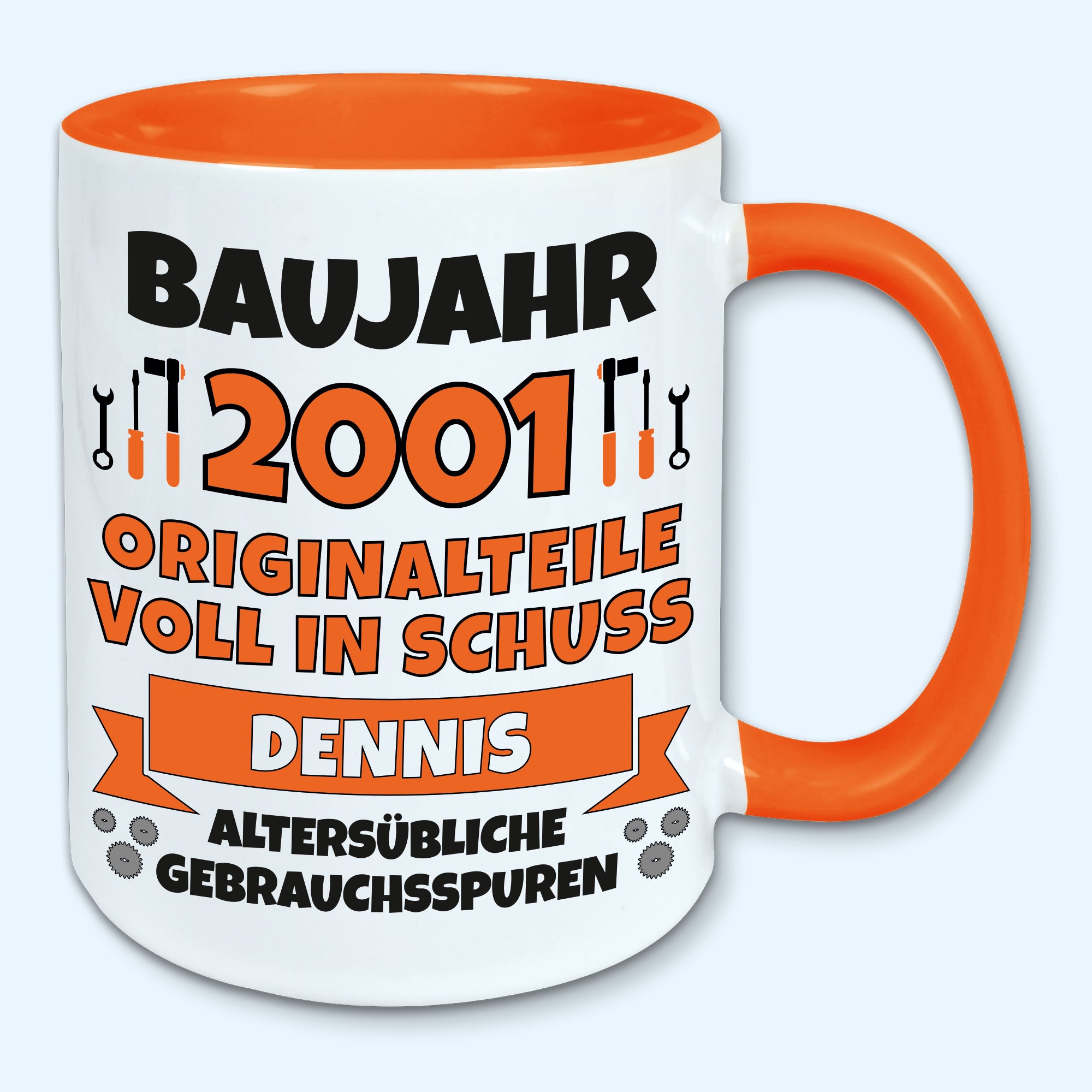 Tasse Geburtstag Name Baujahr Kaffeebecher Geschenk Wunschname personalisiert