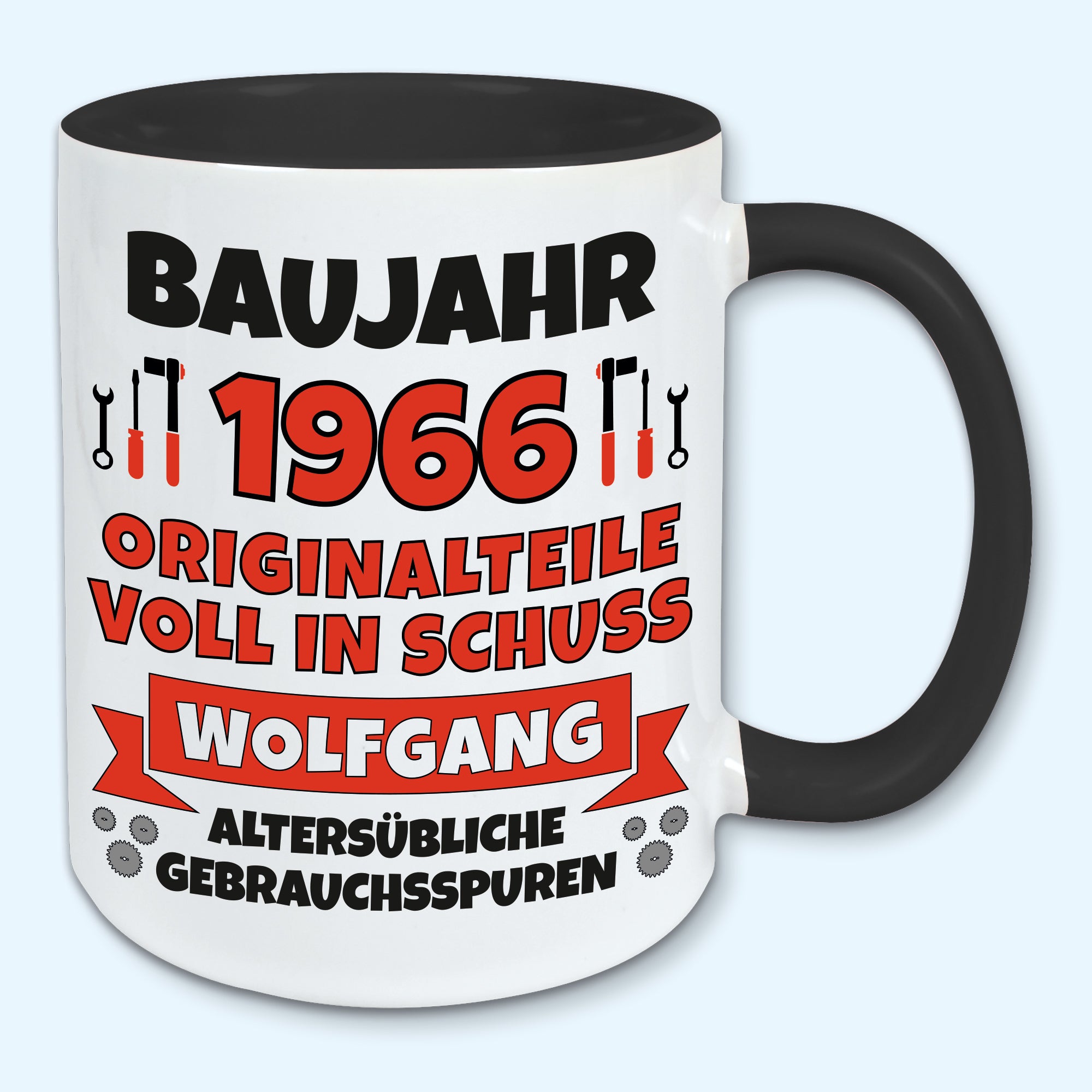 Tasse Geburtstag Name Baujahr Kaffeebecher Geschenk Wunschname personalisiert