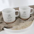Gravierte Tasse Bauherr personalisert mit Namen Geschenk Einzug, Richtfest
