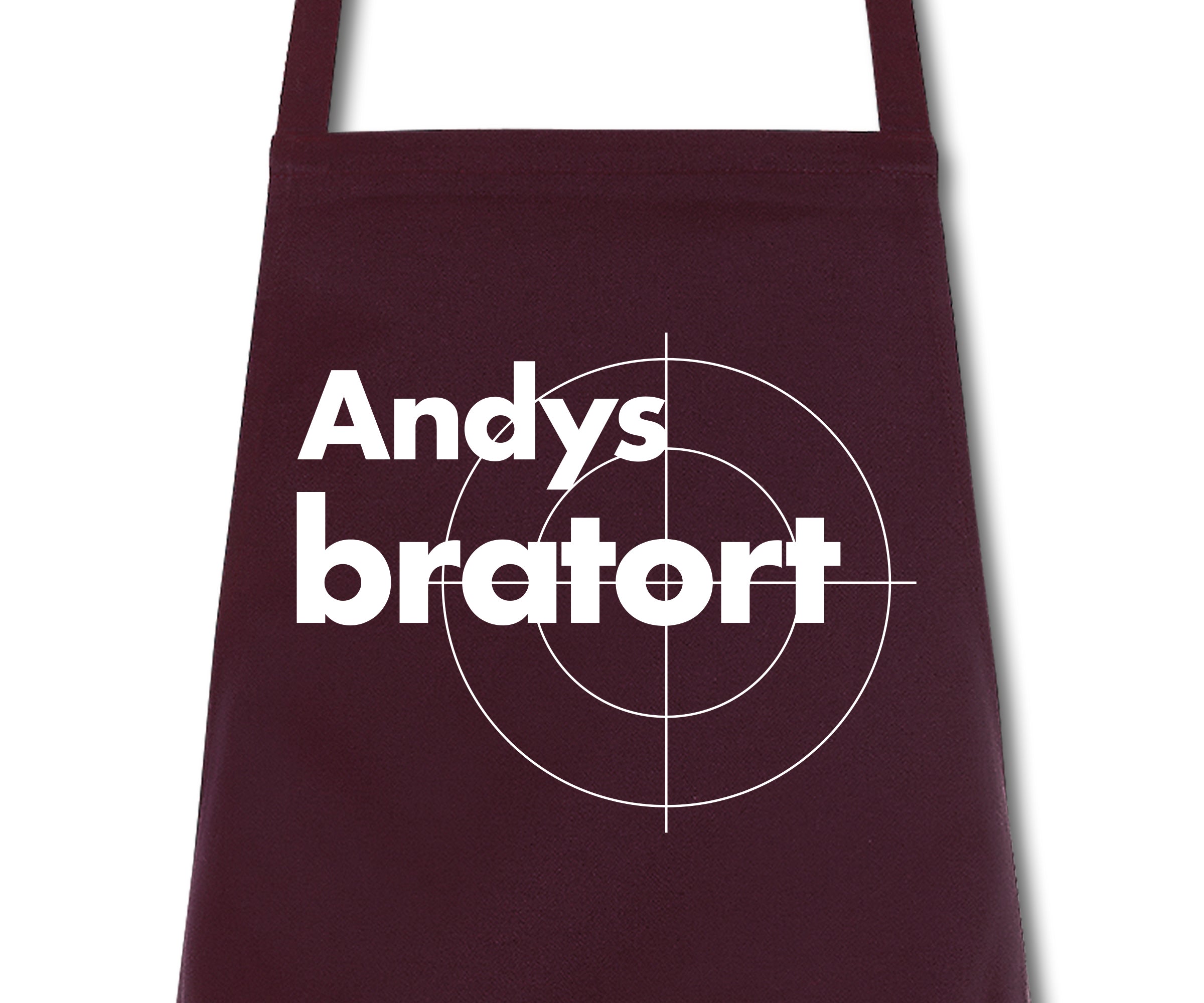 Schürze Männer Bratort personalisiert Wunschname Kochschürze Grillschürze Küchenschürze