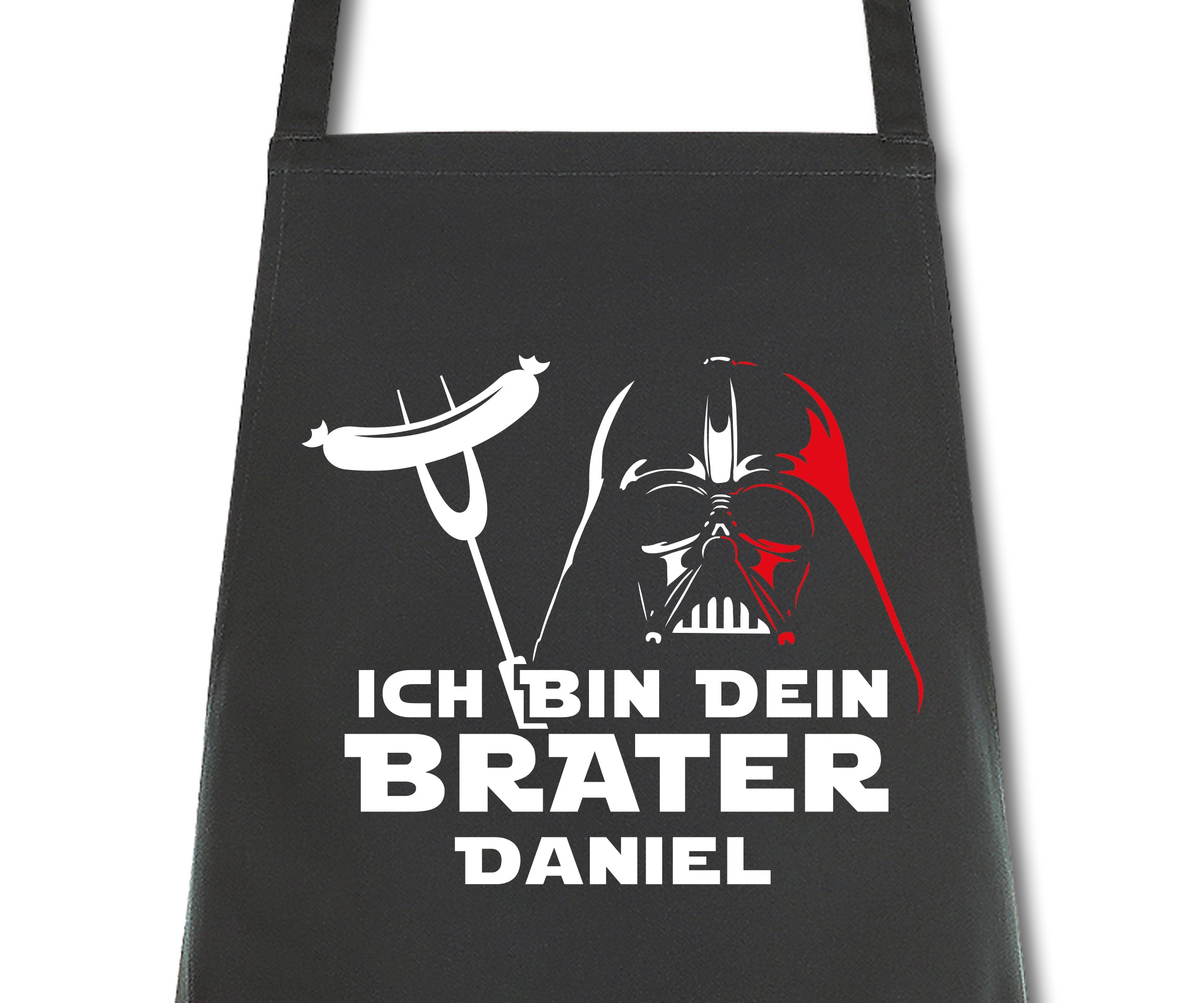 Schürze Männer Ich bin dein Brater mit Namen personalisiert Kochschürze Grillschürze Küchenschürze