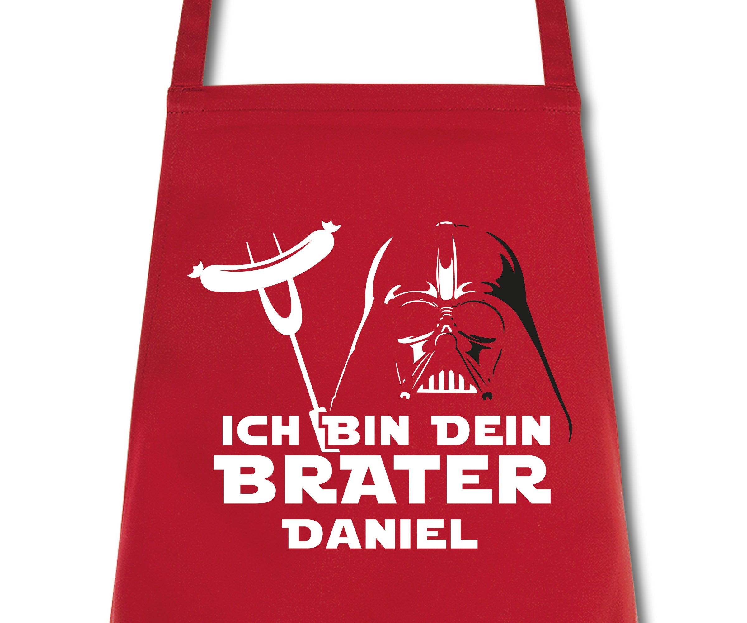 Schürze Männer Ich bin dein Brater mit Namen personalisiert Kochschürze Grillschürze Küchenschürze