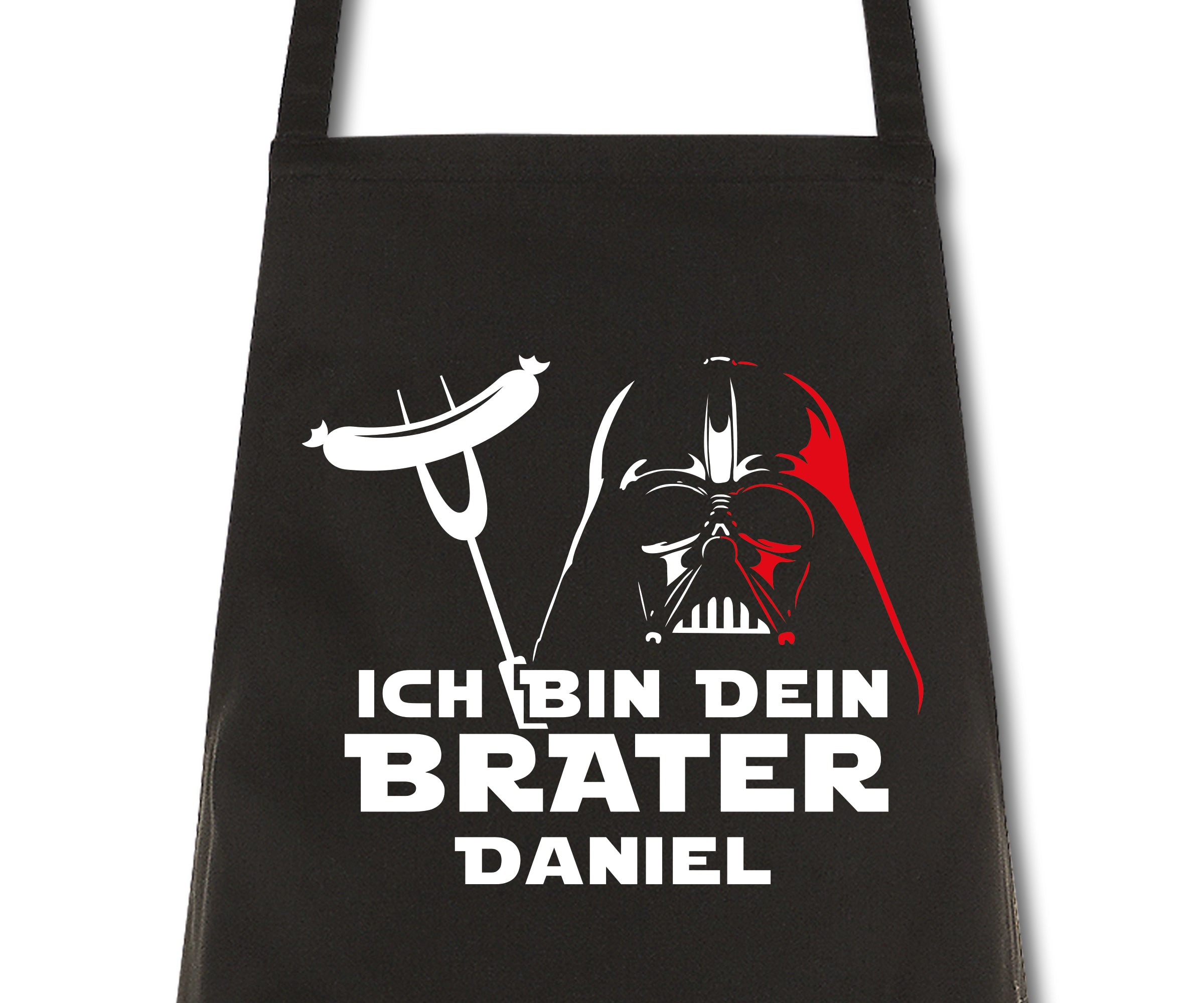Schürze Männer Ich bin dein Brater mit Namen personalisiert Kochschürze Grillschürze Küchenschürze