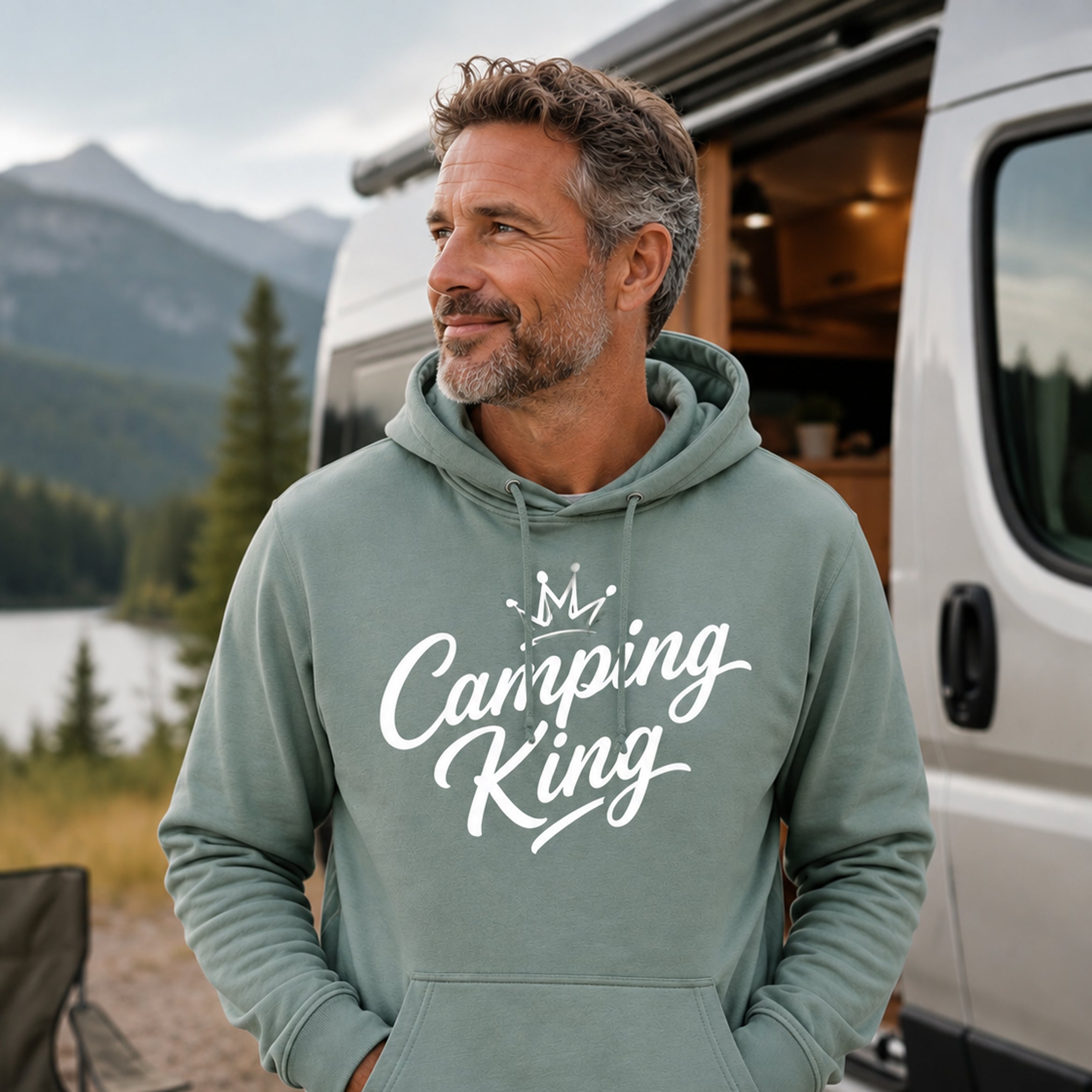 Unisex Camping Hoodies Camping King