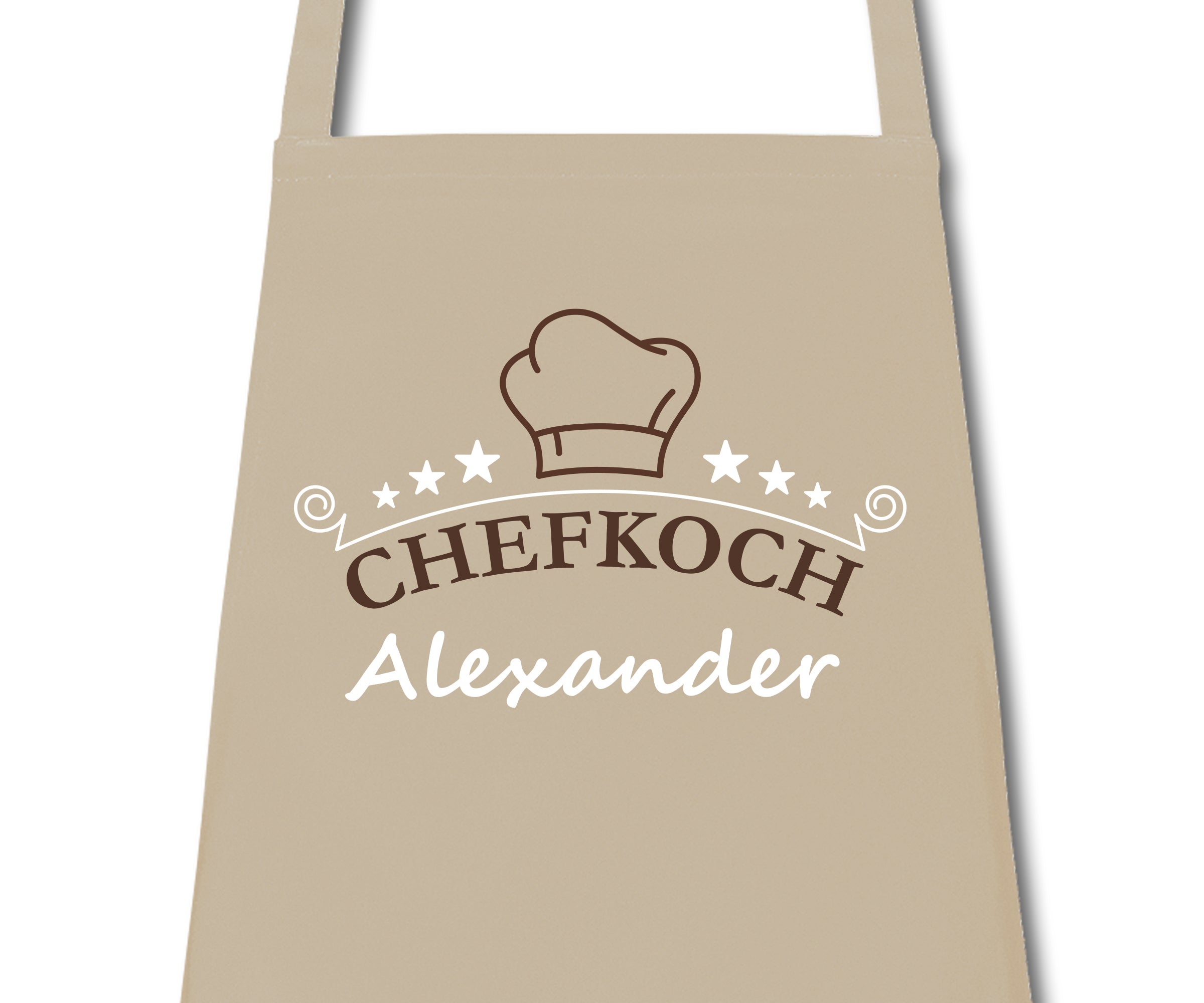 Schürze Männer Chefkoch mit Namen Wunschnamen Kochschürze Grillschürze Küchenschürze personalisiert