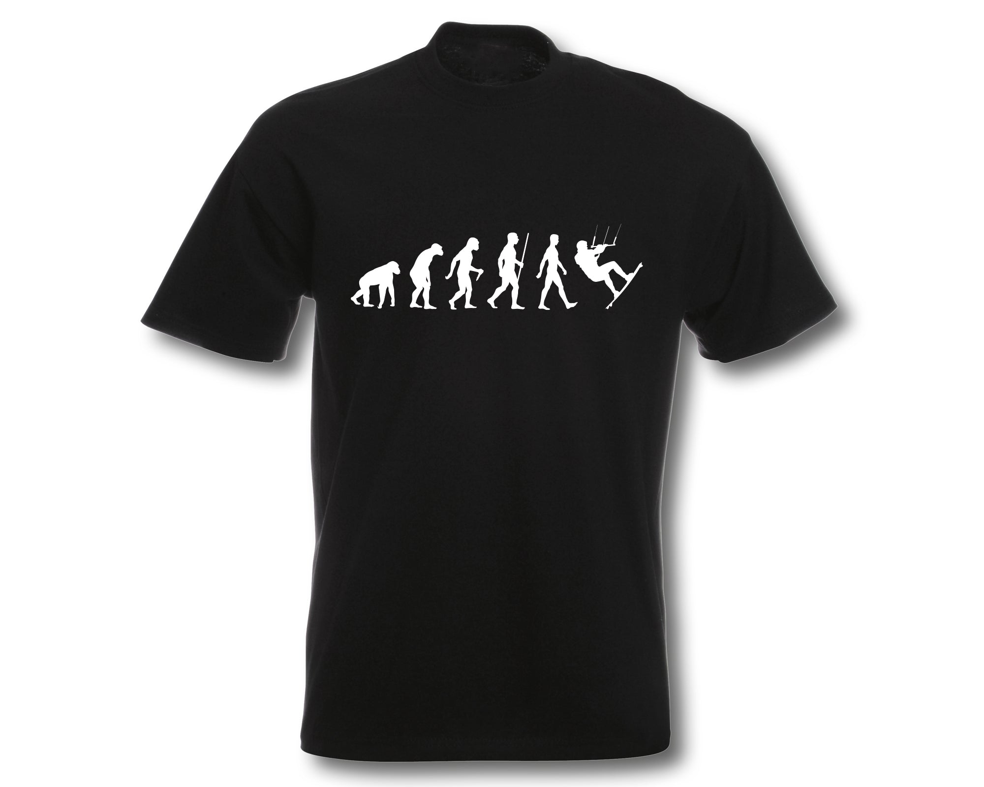 T-Shirt Evolution Kite Surfen Fun-Shirt Herren Sport Freizeit Wassersport