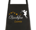 Schürze Damen Backfee mit Namen Wunschnamen Kochschürze Grillschürze Küchenschürze personalisiert