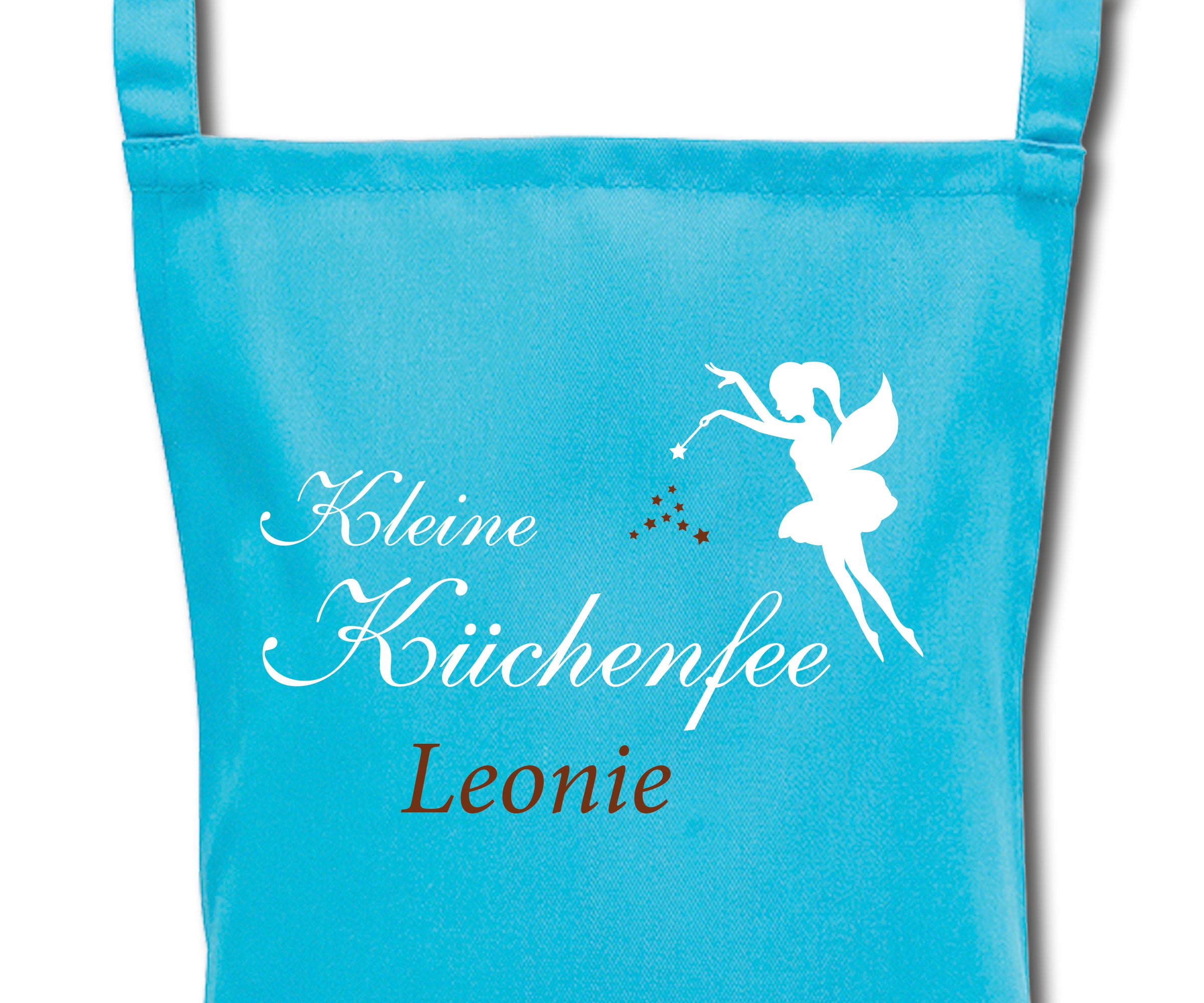 Schürze für Kinder Küchenfee personalisiert mit Namen Wunschname Kochschürze Küchenschürze
