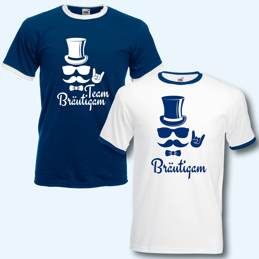 T-Shirt Trikot Retro-Shirt, JGA Team Bräutigam, Junggesellenabschied
