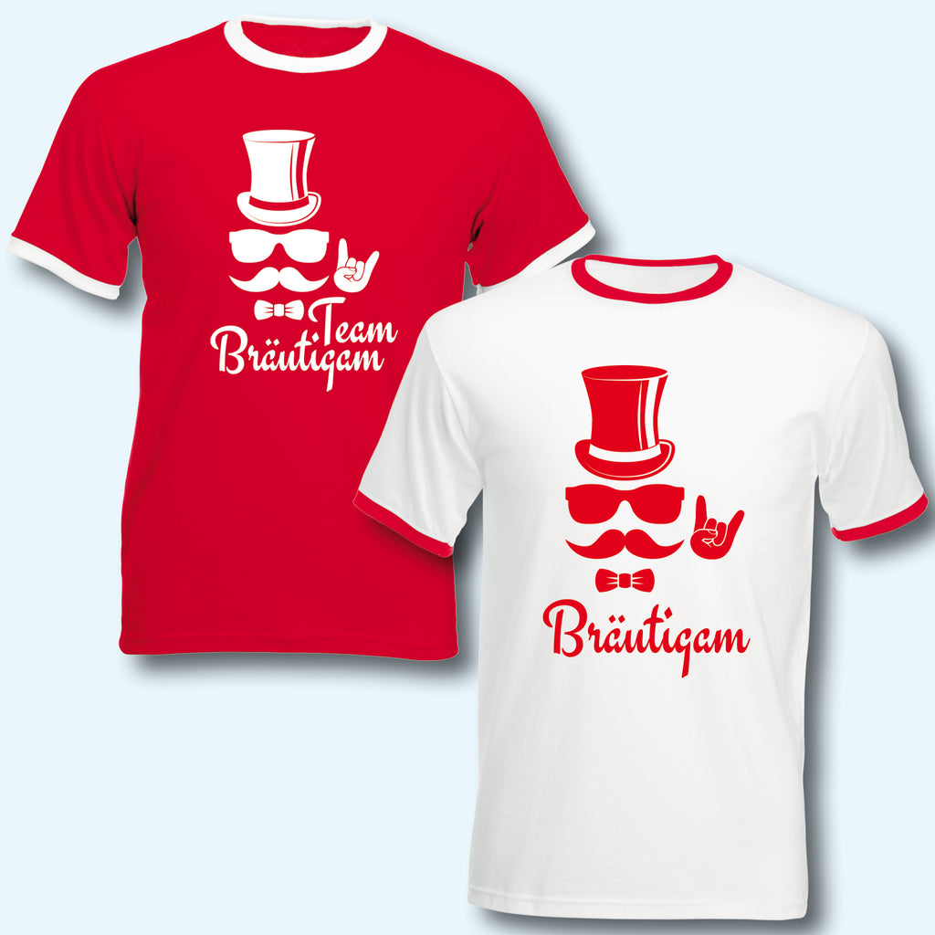 T-Shirt Trikot Retro-Shirt, JGA Team Bräutigam, Junggesellenabschied