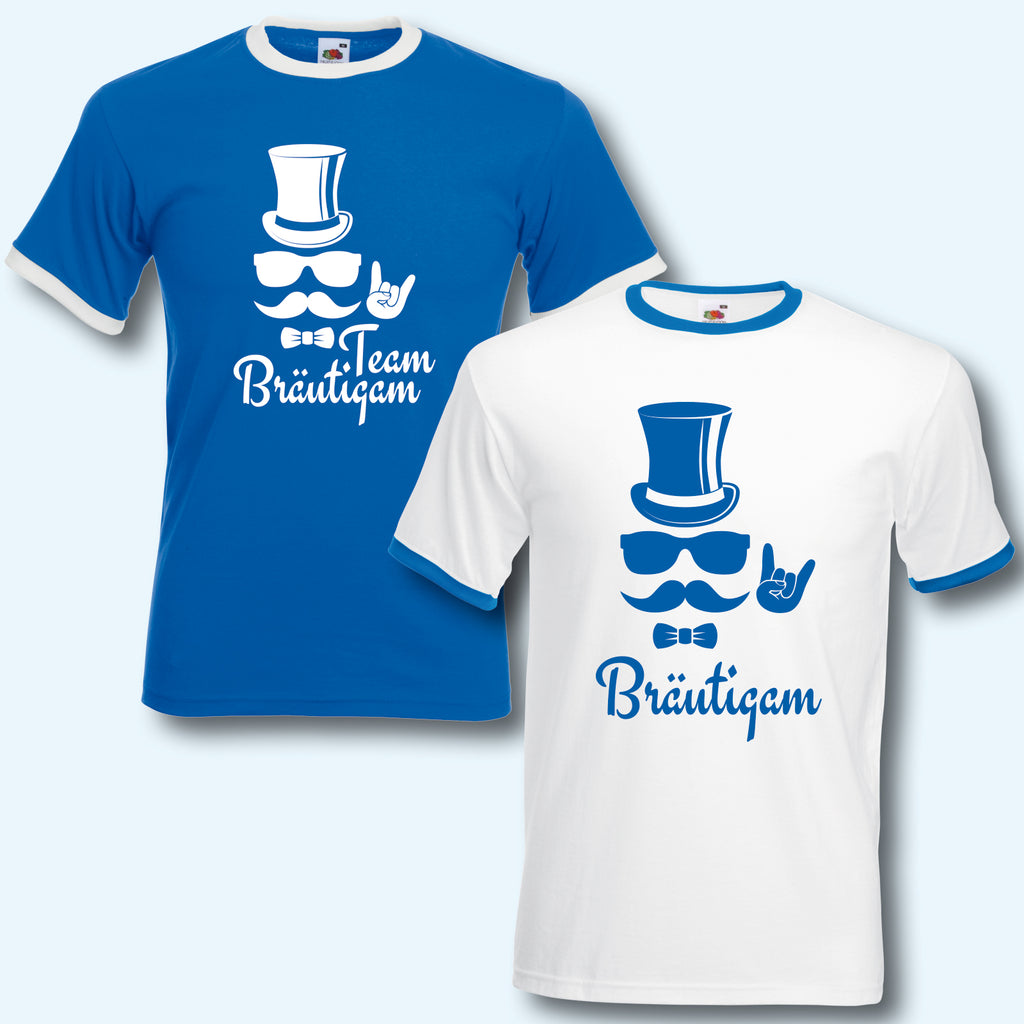 T-Shirt Trikot Retro-Shirt, JGA Team Bräutigam, Junggesellenabschied