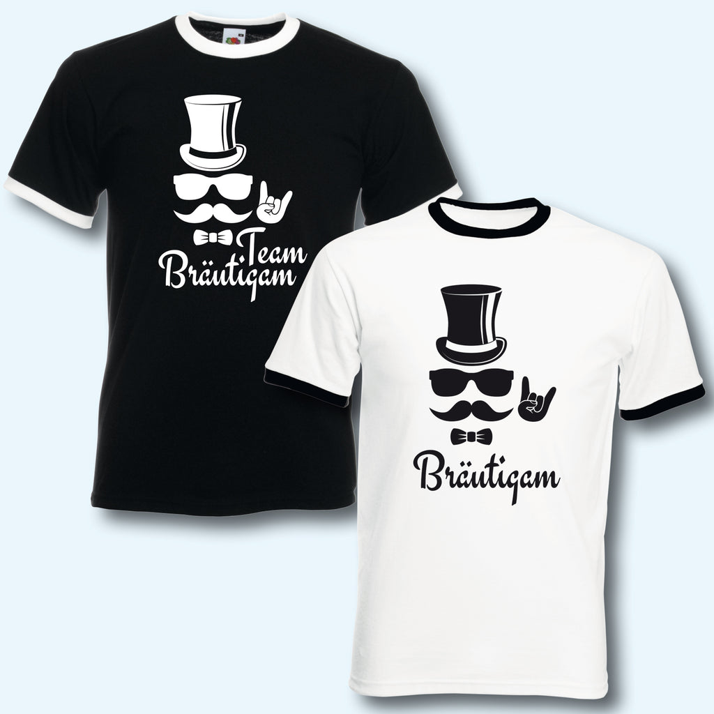 T-Shirt Trikot Retro-Shirt, JGA Team Bräutigam, Junggesellenabschied