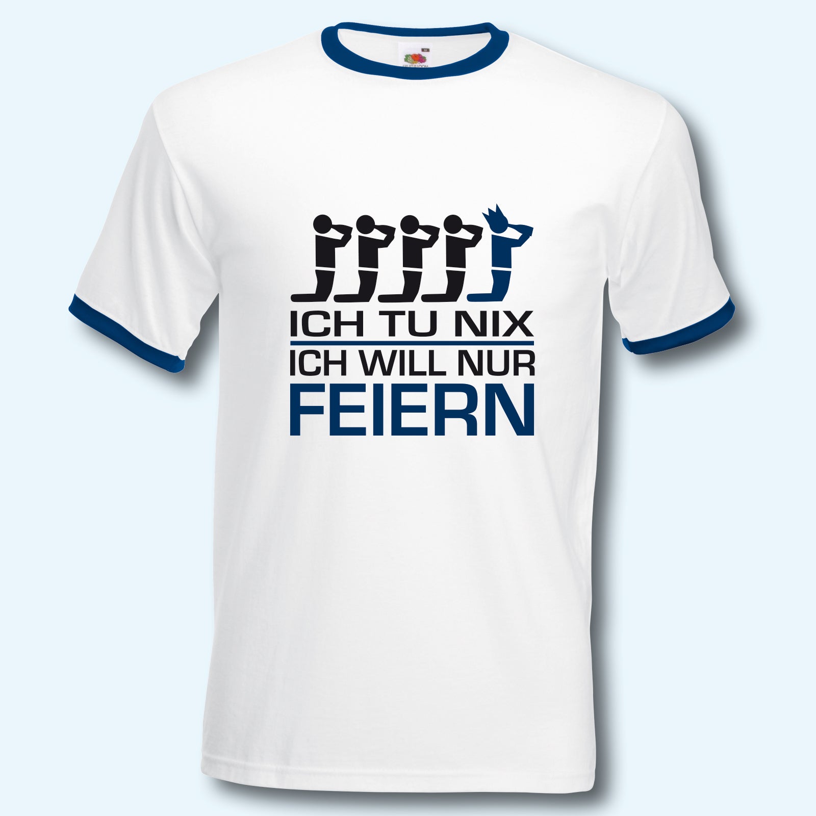 T-Shirt Trikot Retro-Shirt, JGA der tut nix, Junggesellenabschied