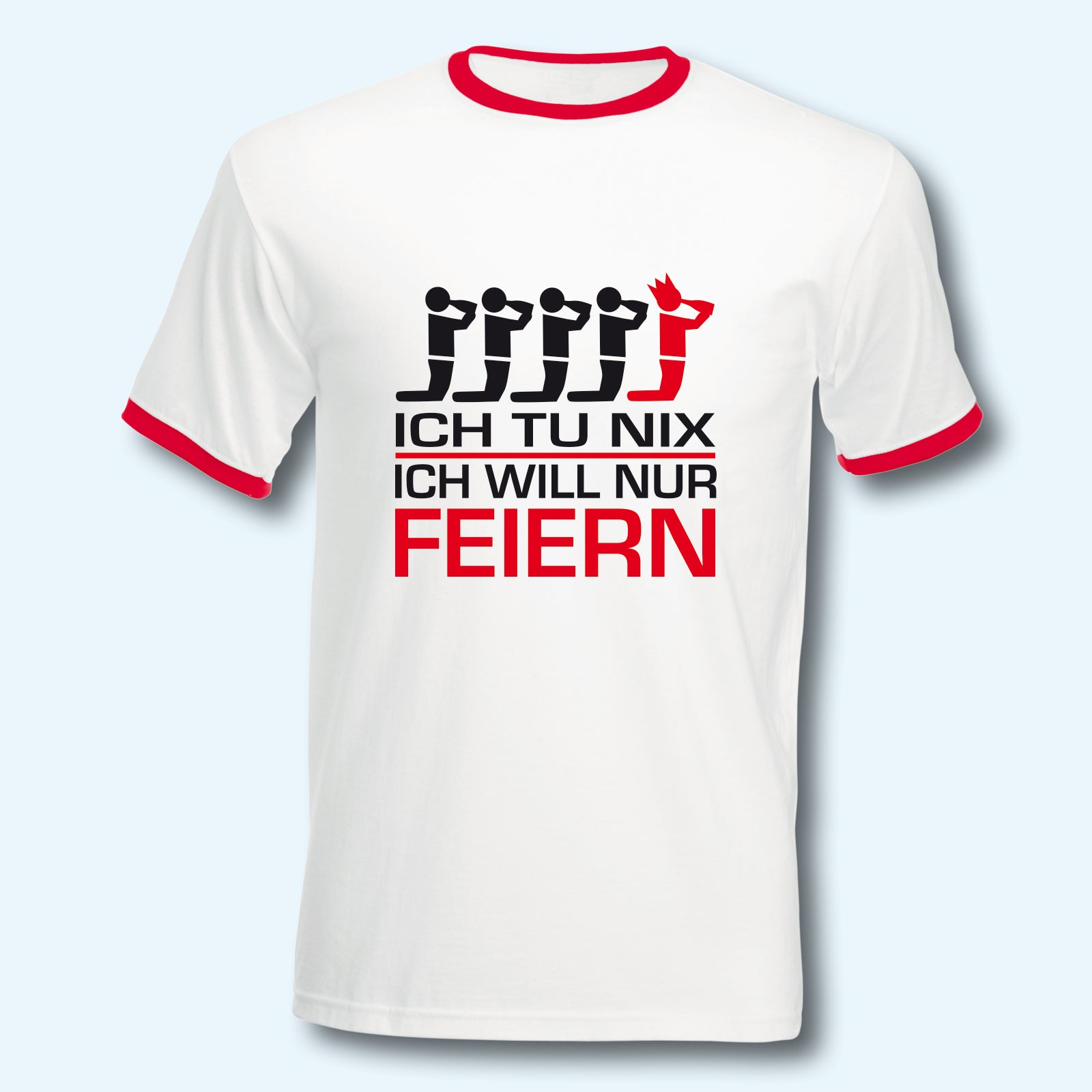 T-Shirt Trikot Retro-Shirt, JGA der tut nix, Junggesellenabschied