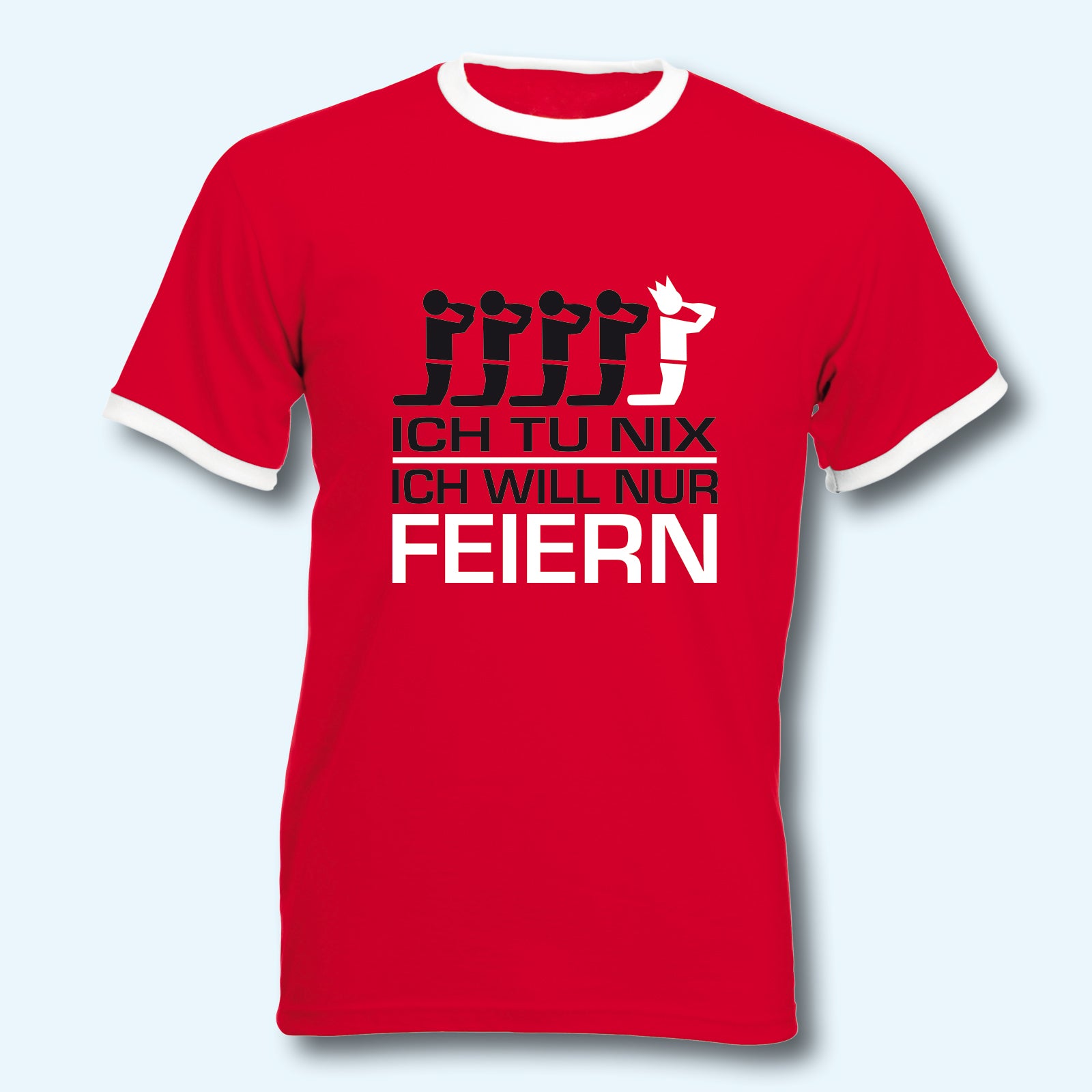 T-Shirt Trikot Retro-Shirt, JGA der tut nix, Junggesellenabschied