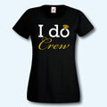 T-Shirt, JGA Team Braut, I do crew, Gold Edition, Junggesellinnenabschied