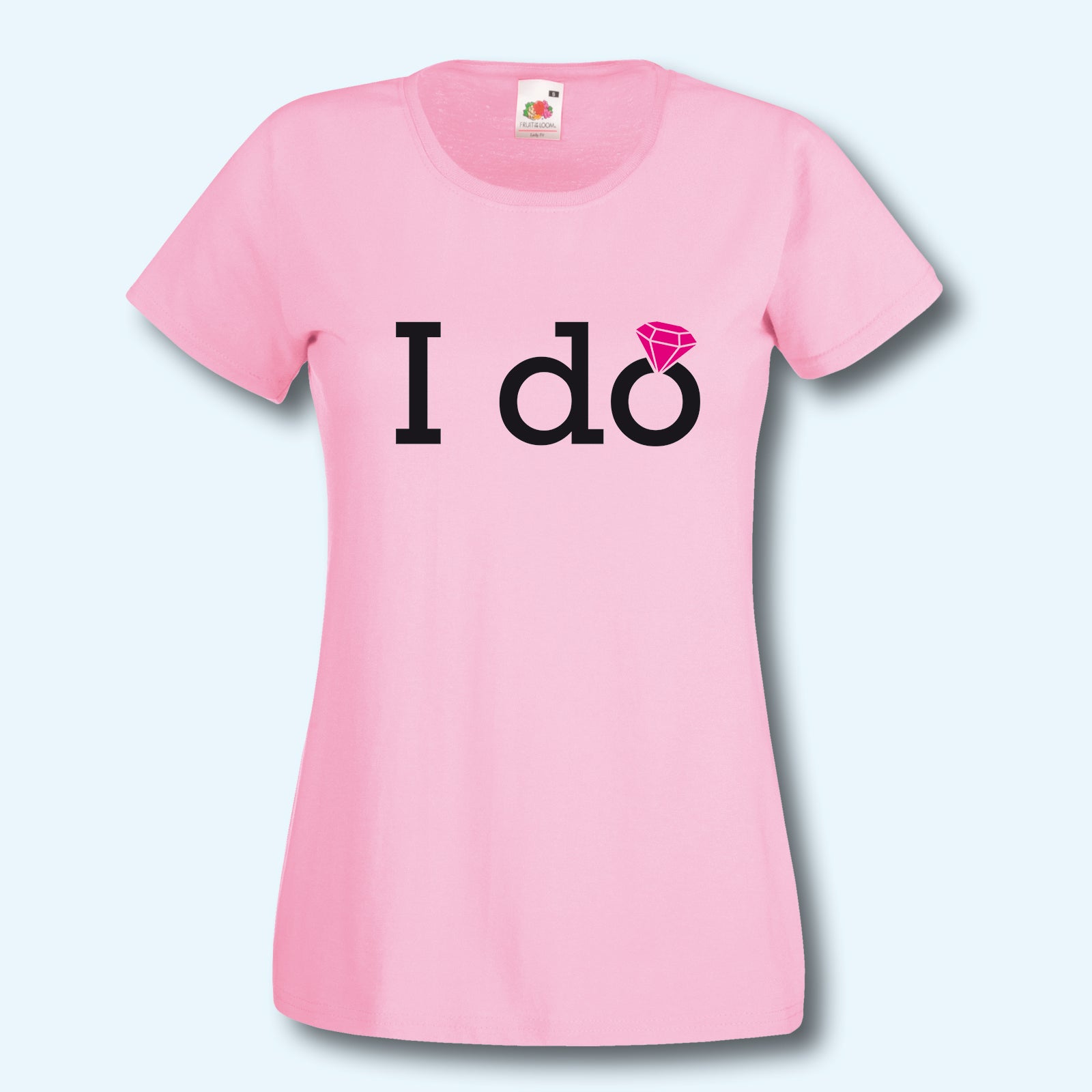 T-Shirt, JGA Team Braut, I do crew, Pink Edition, Junggesellinnenabschied