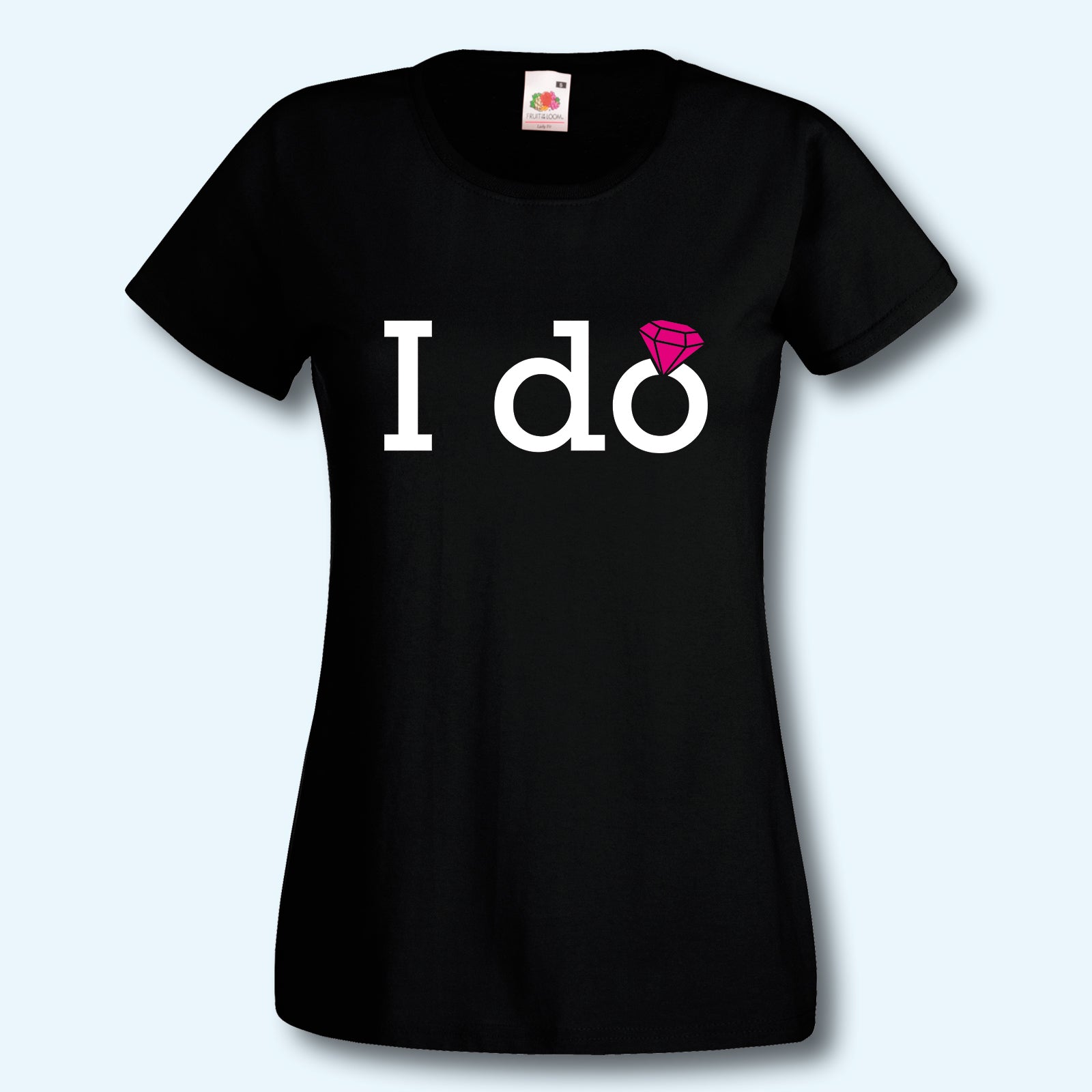 T-Shirt, JGA Team Braut, I do crew, Pink Edition, Junggesellinnenabschied