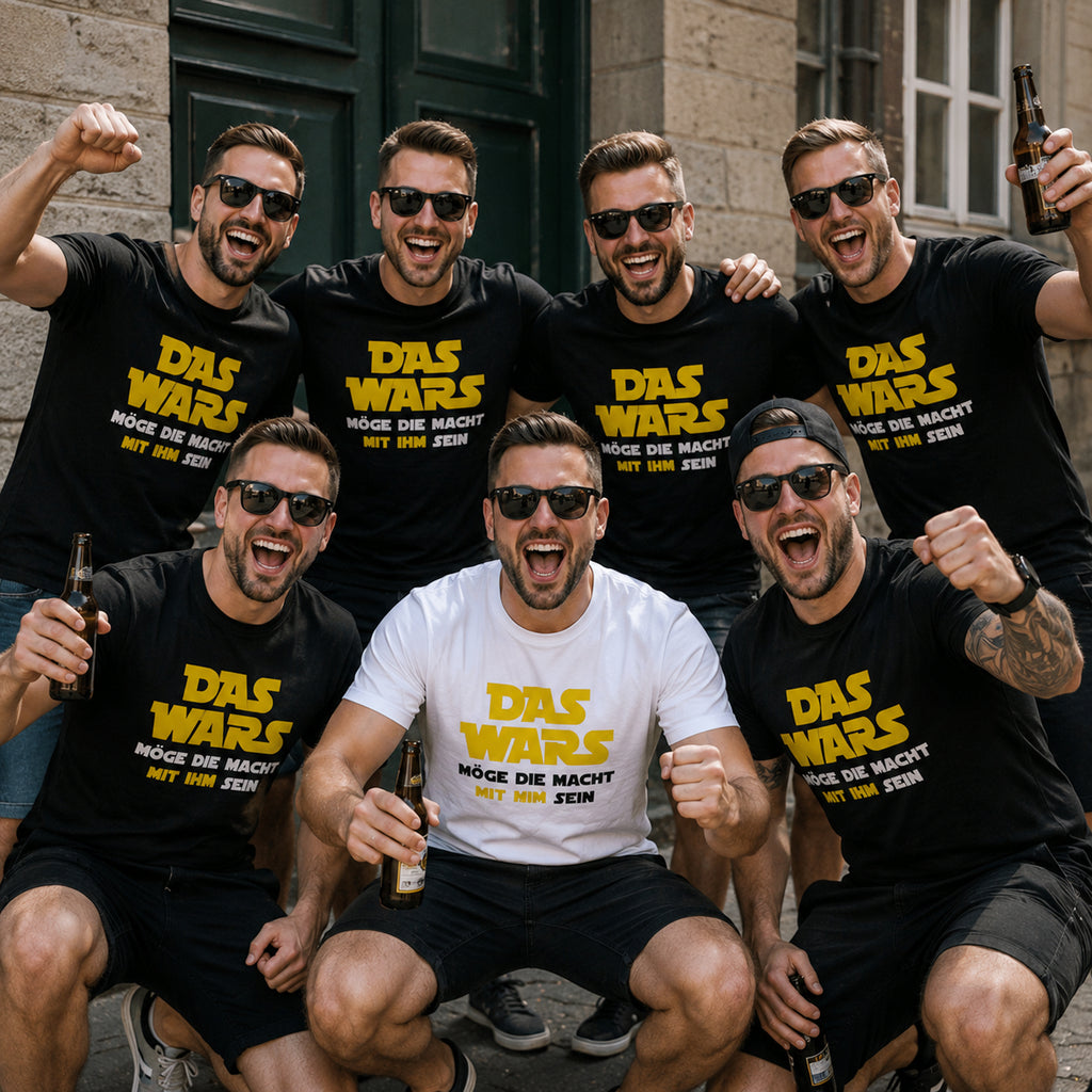 T-Shirt, JGA Das Wars, Junggesellenabschied