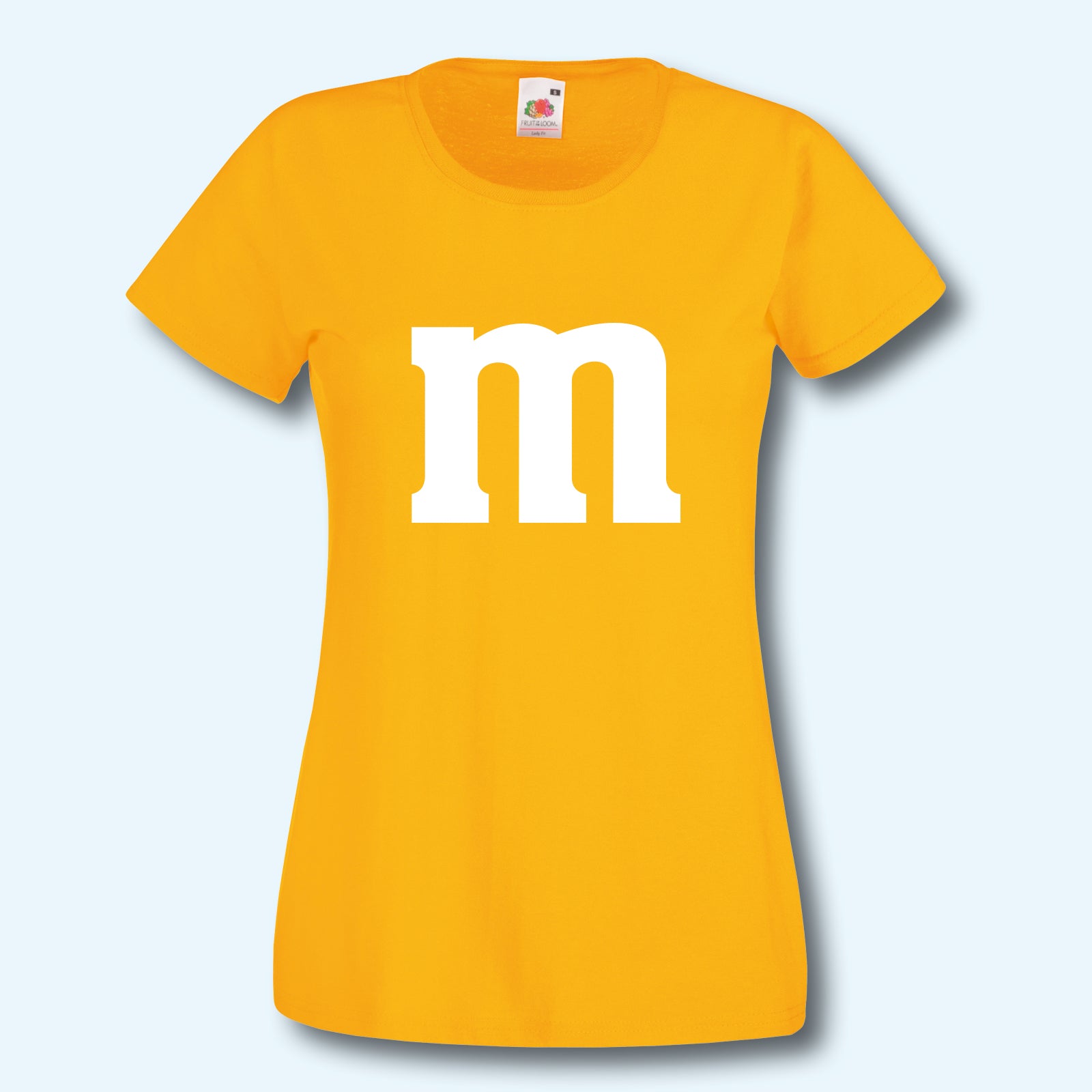 T-Shirt Damen M&M Kostüm Karneval Fasching Gruppenkostüm