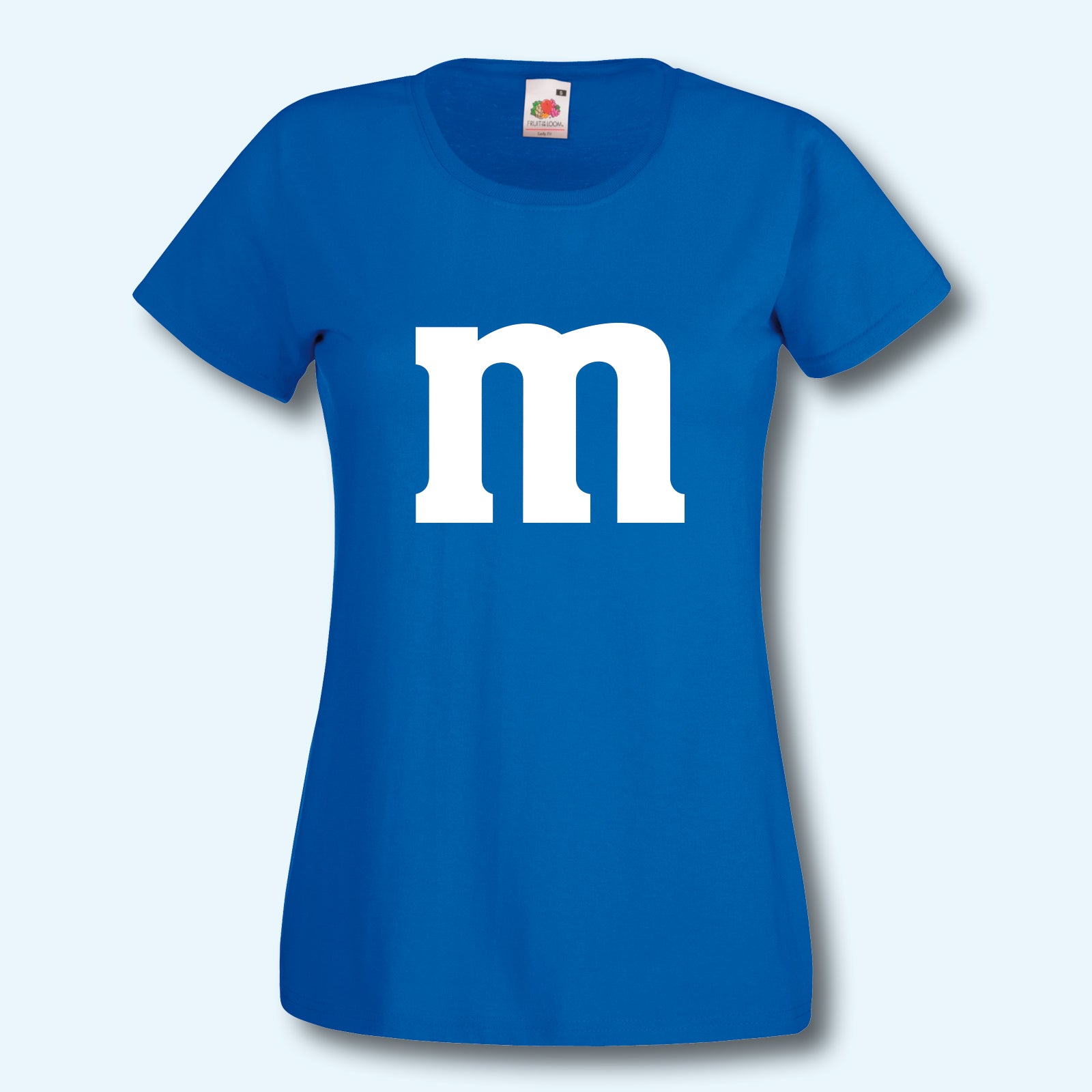 T-Shirt Damen M&M Kostüm Karneval Fasching Gruppenkostüm